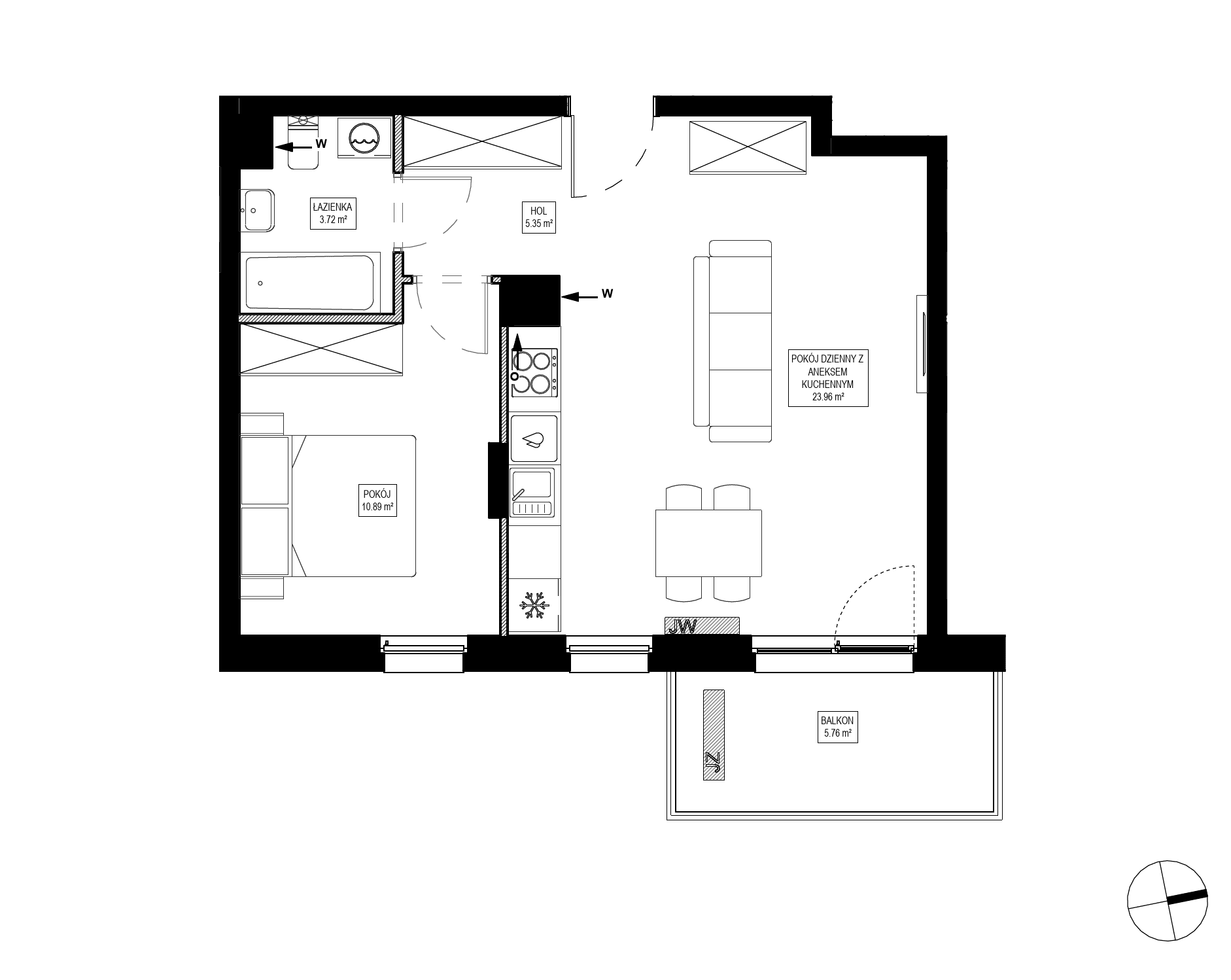 Osiedle Kameralne – inwestycja Robyg - lokal OK5/F/2/6, budynek F