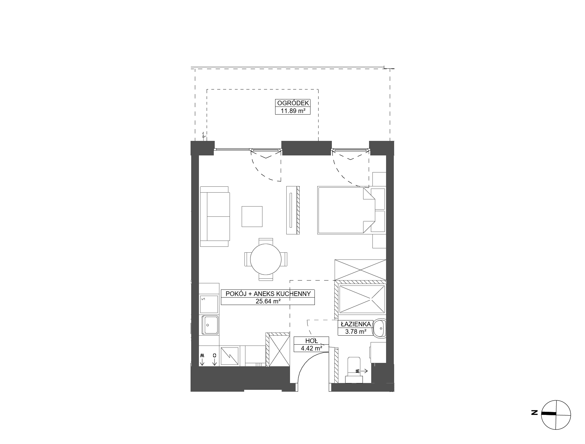 Foresteria – inwestycja Robyg - lokal C.0M04