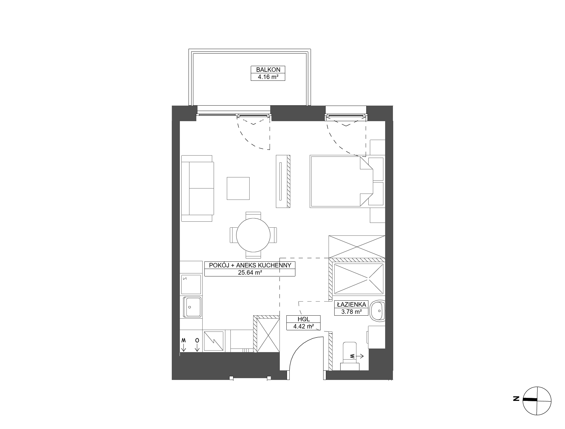 Foresteria – inwestycja Robyg - lokal C.5M05