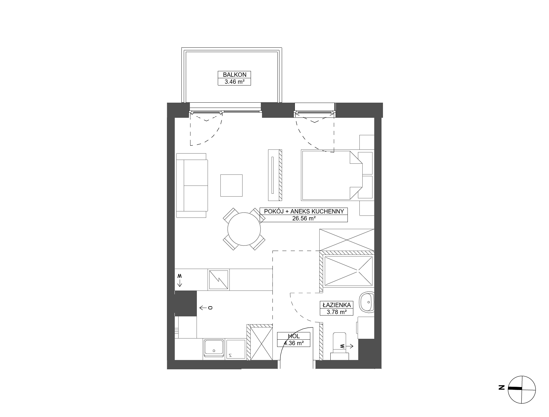 Foresteria – inwestycja Robyg - lokal C.5M08