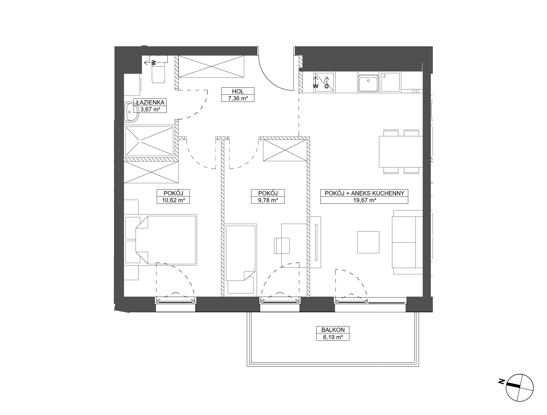 Foresteria – inwestycja Robyg - lokal D.4M20
