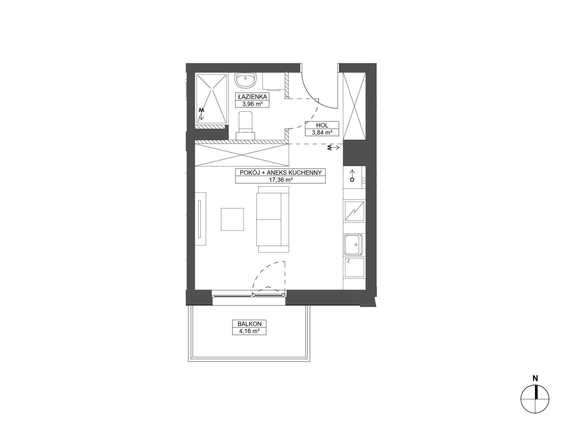 Foresteria – inwestycja Robyg - lokal D.5M02