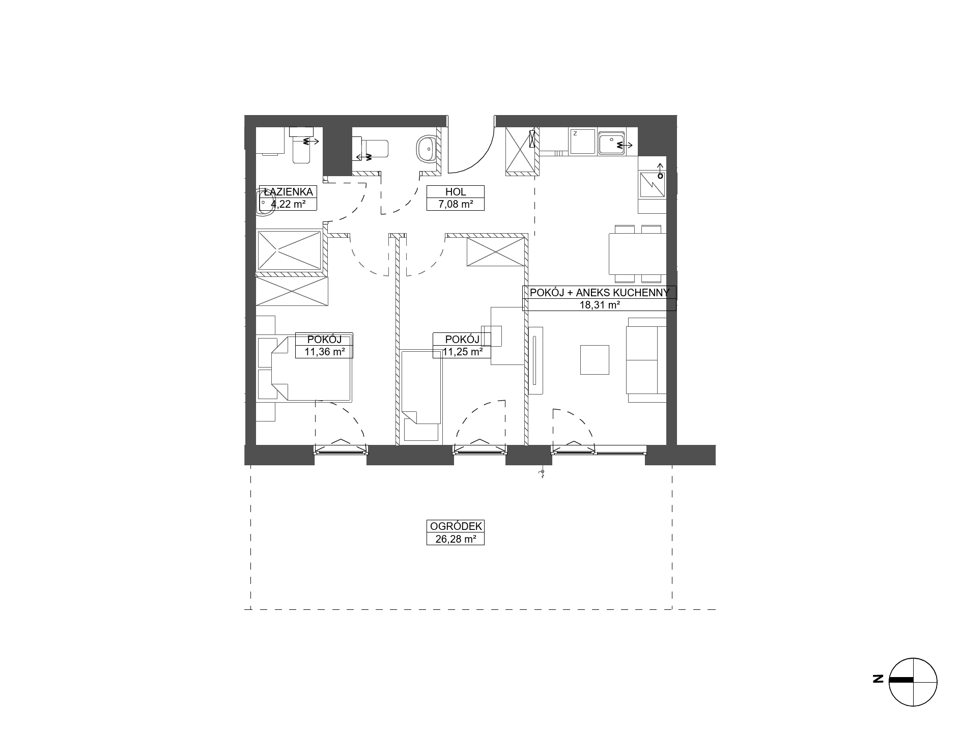 Foresteria – inwestycja Robyg - lokal D.0M09