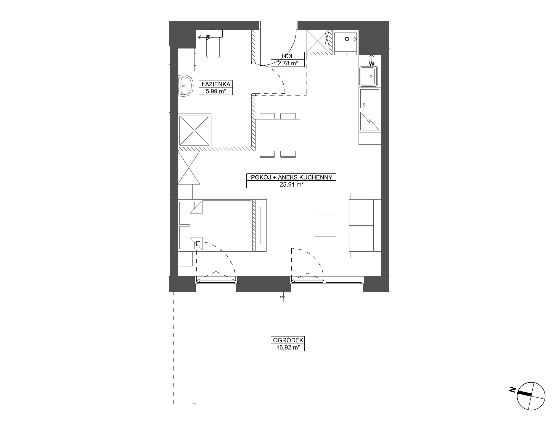 Foresteria – inwestycja Robyg - lokal D.0M14