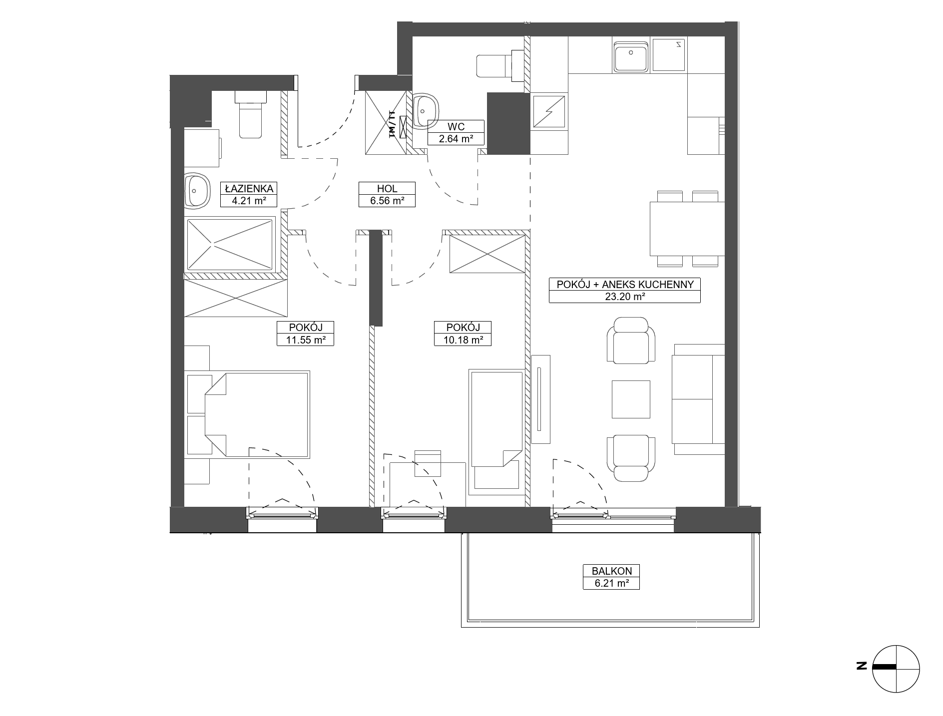 Foresteria – inwestycja Robyg - lokal B.2M24
