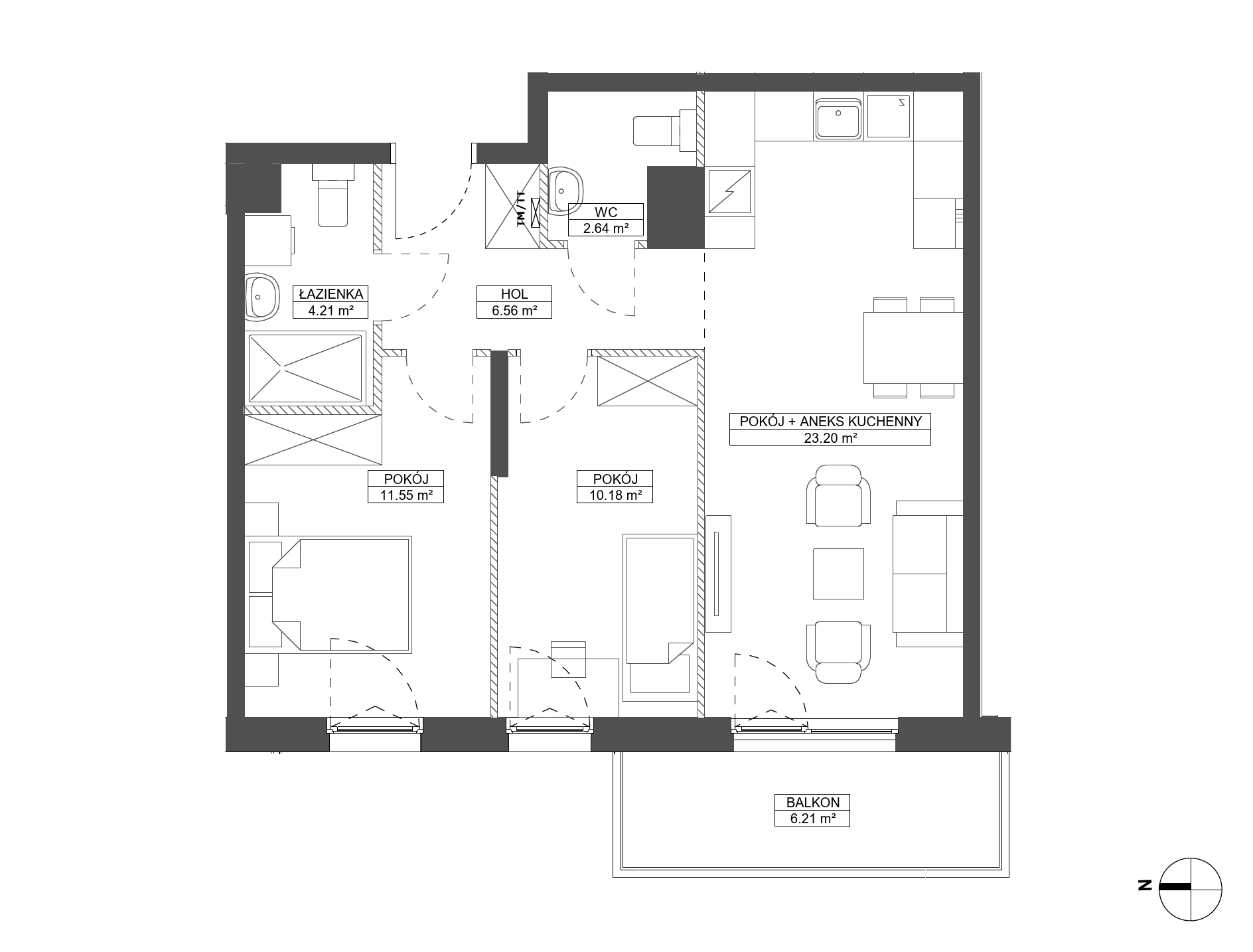 Foresteria – inwestycja Robyg - lokal B.3M24