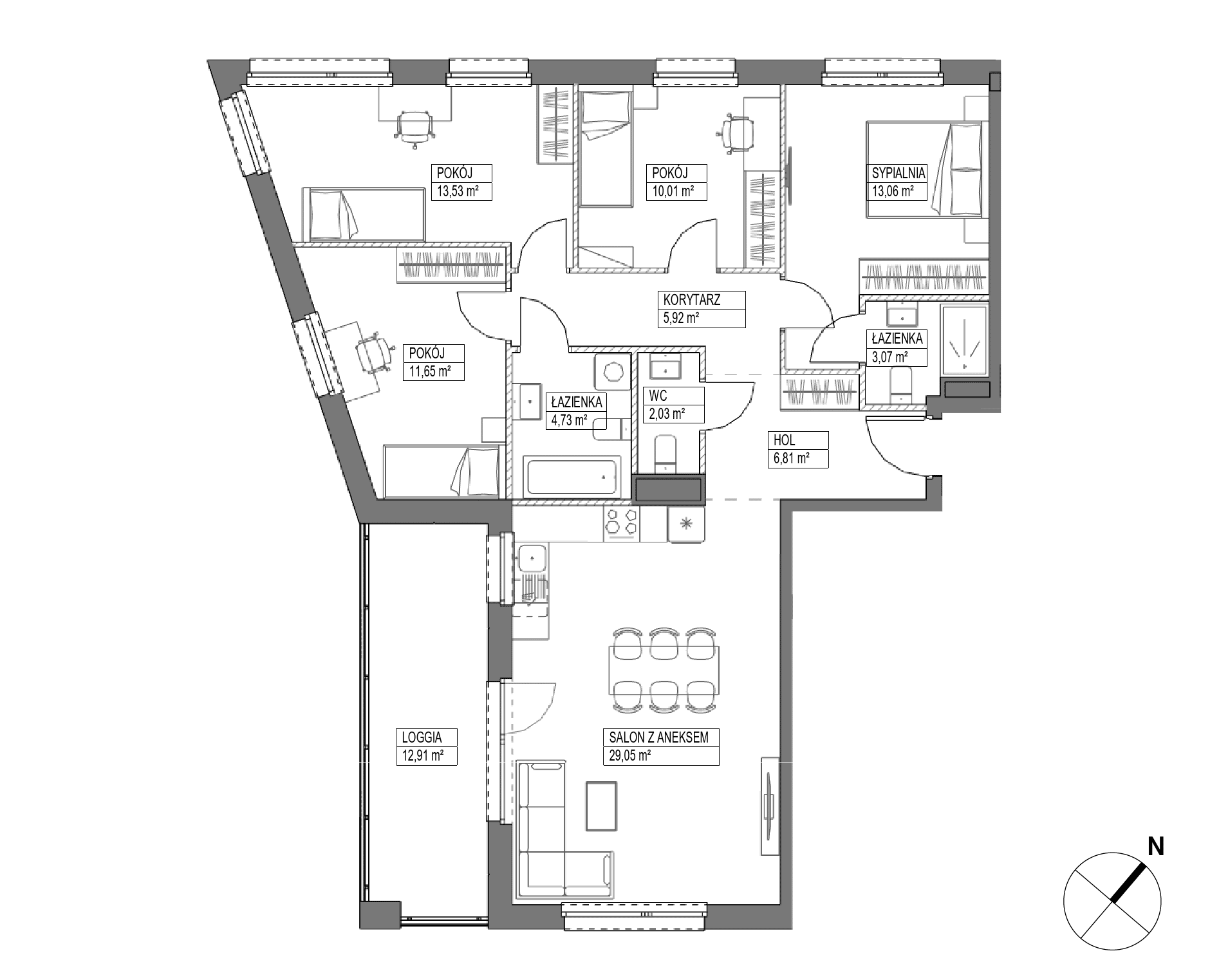 Pas Startowy – inwestycja Robyg - lokal A.3M20