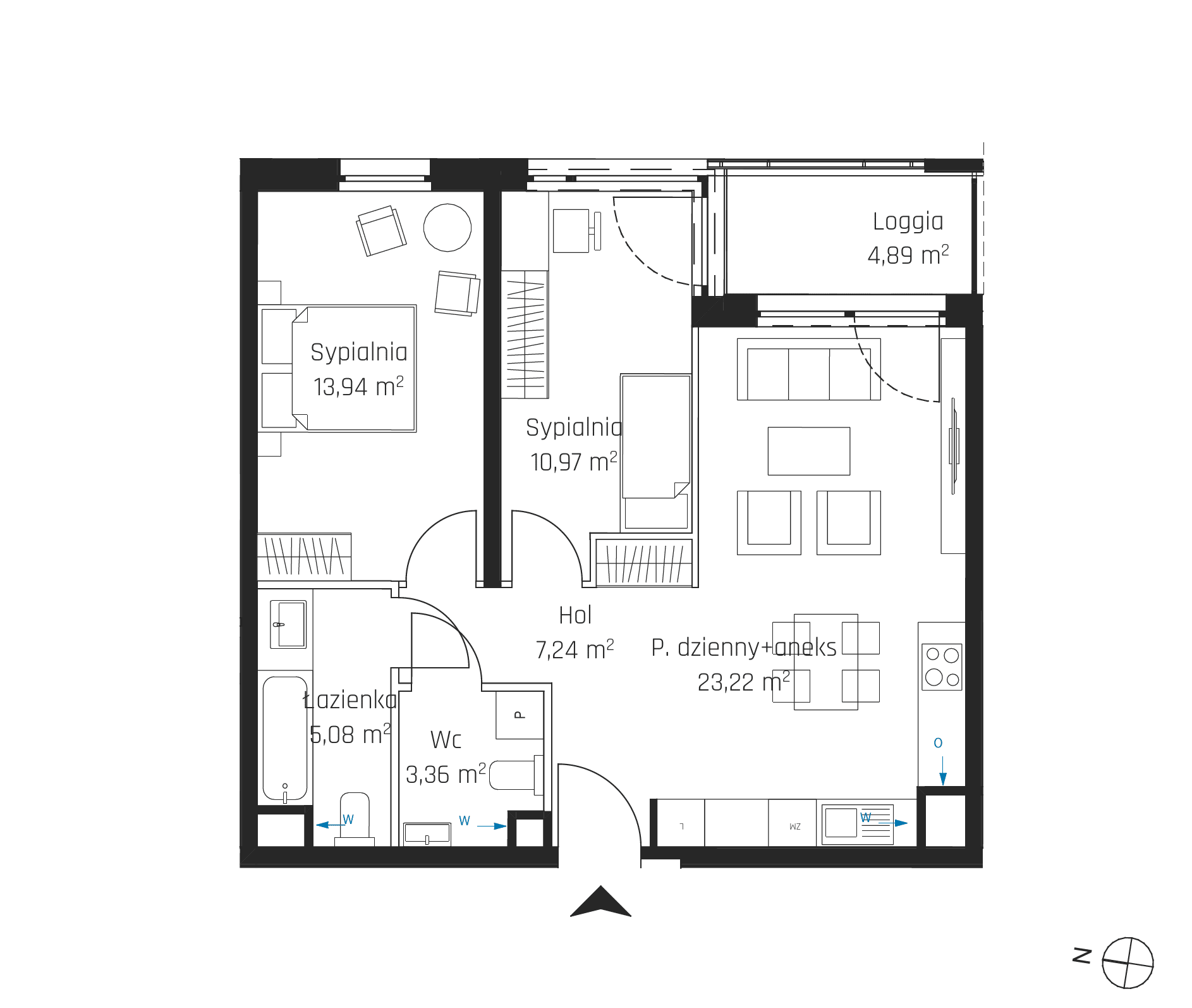 Nadmotławie Apartments - lokal I.4M26