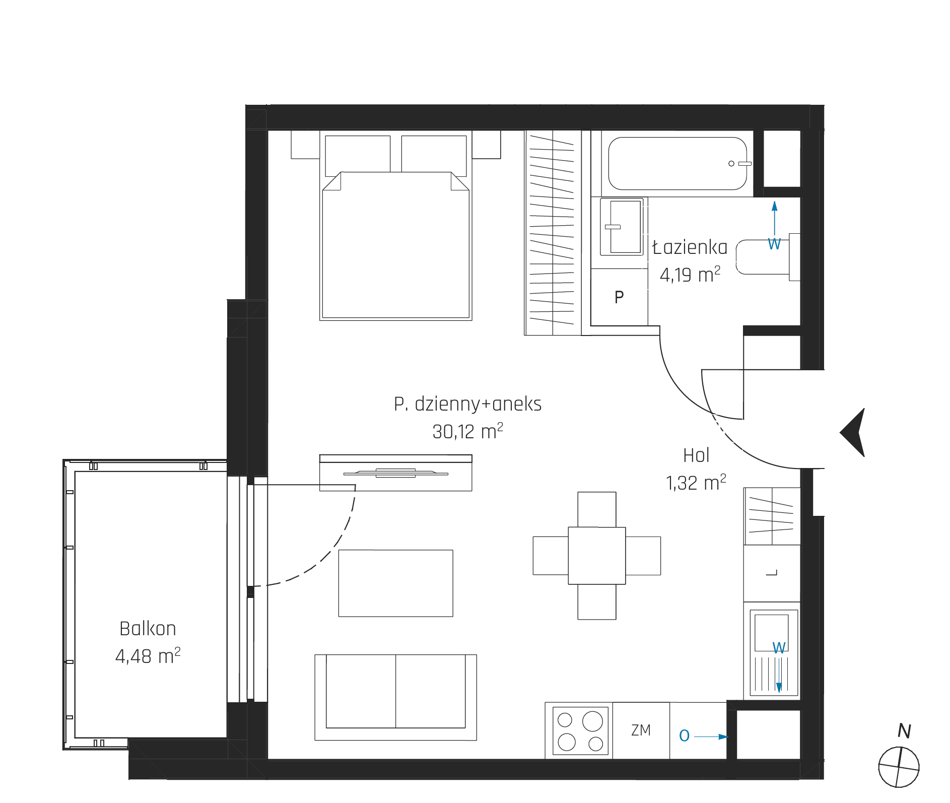 Nadmotławie Apartments - lokal I.4M29