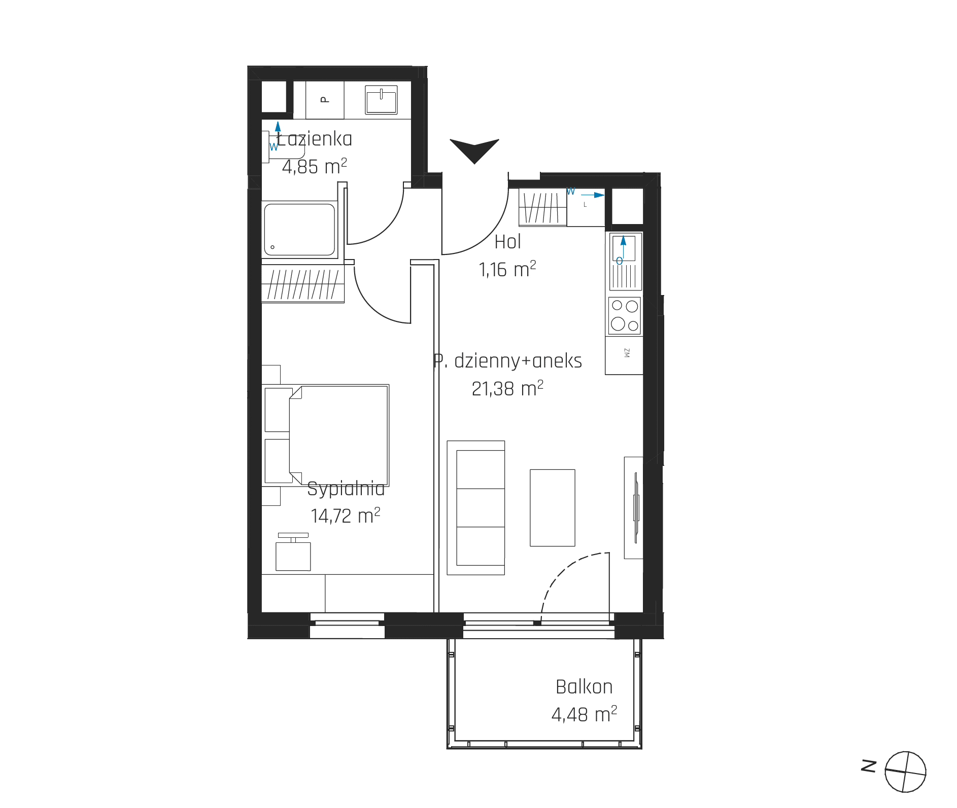 Nadmotławie Apartments - lokal I.4M30