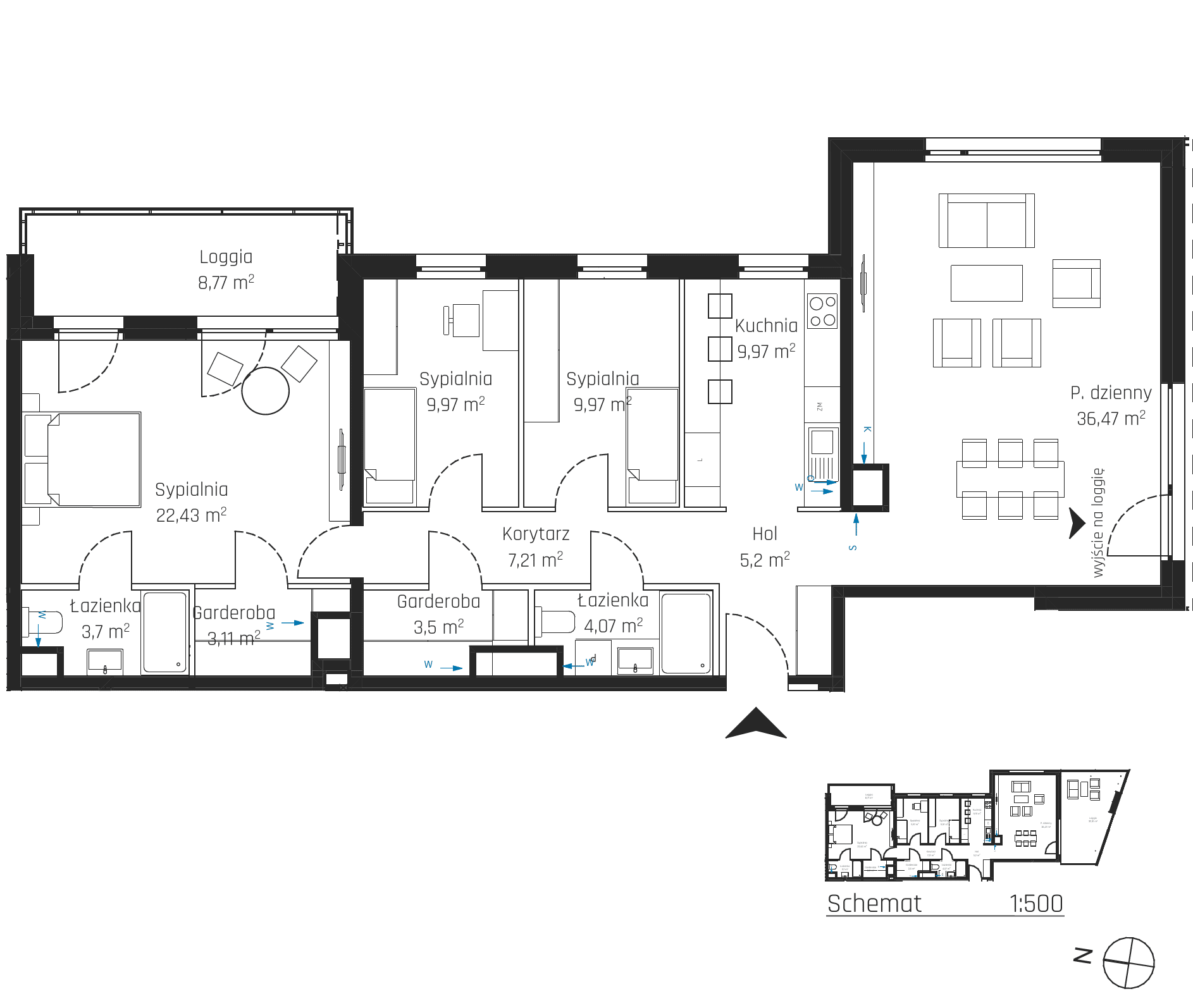 Nadmotławie Apartments - lokal J.5M02