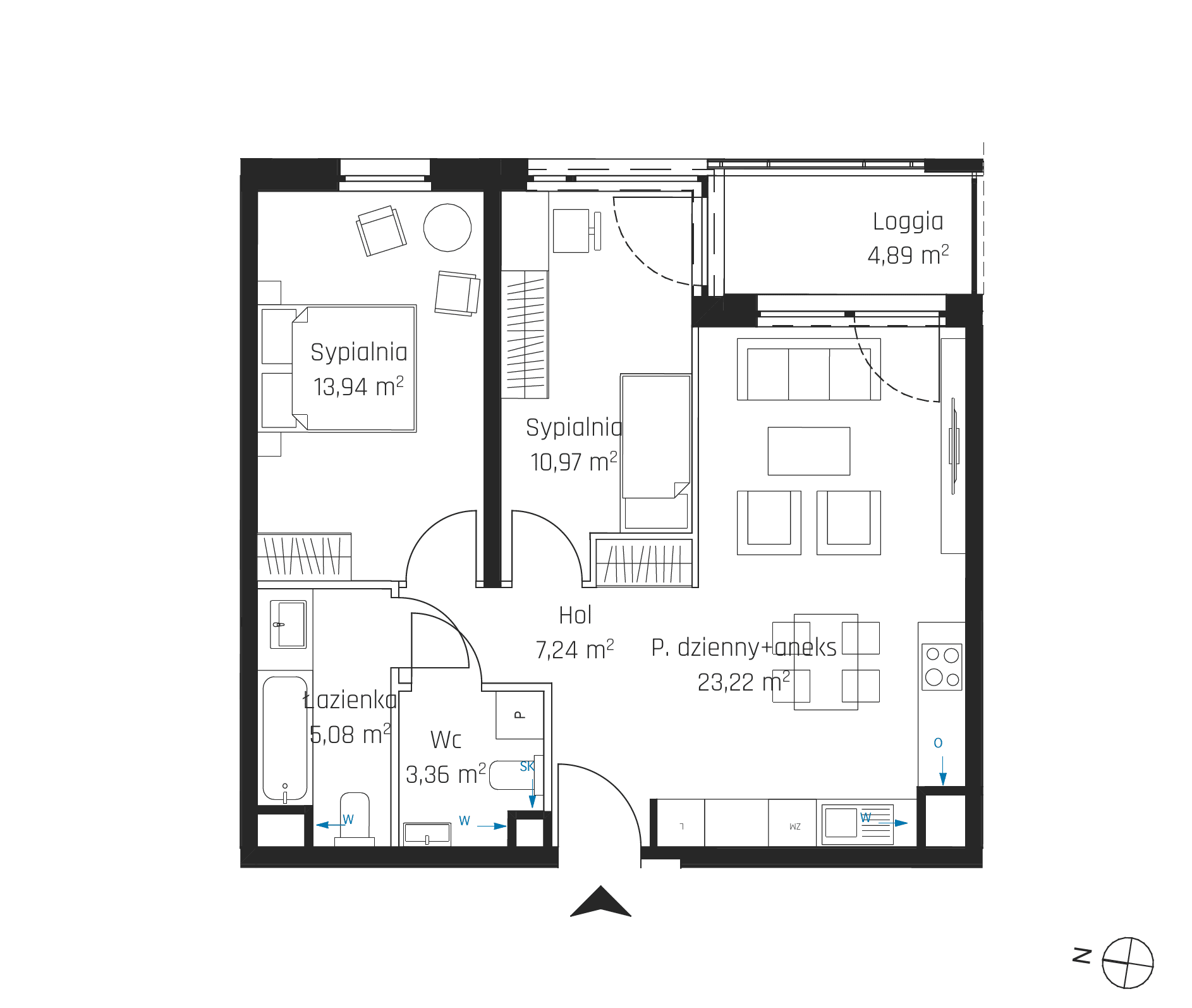 Nadmotławie Apartments - lokal I.5M27