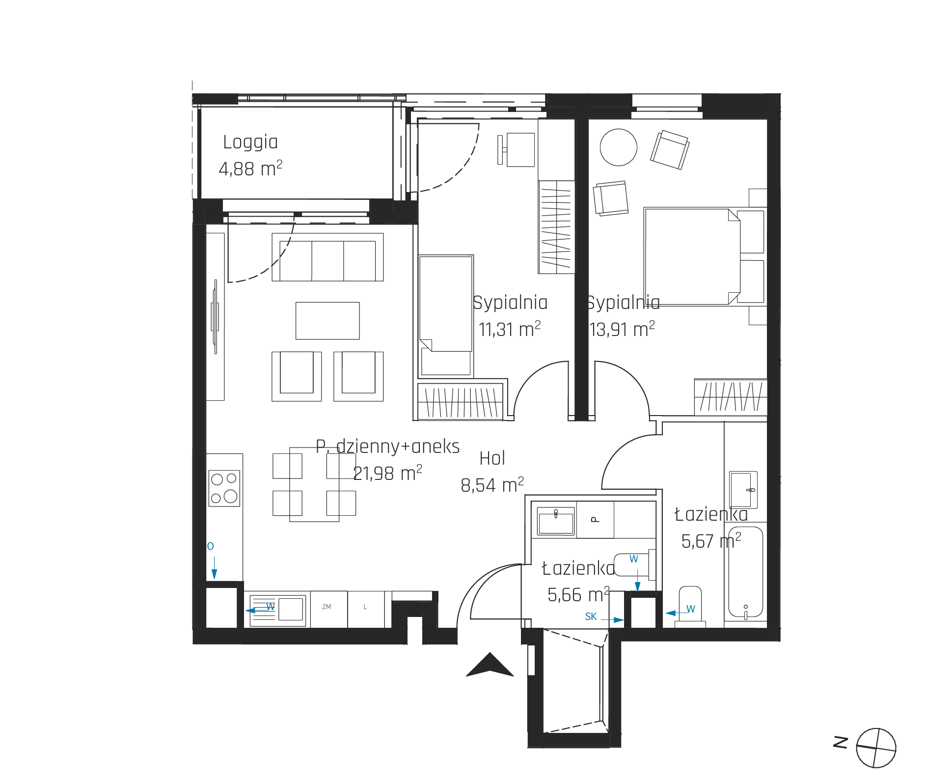 Nadmotławie Apartments - lokal I.5M28