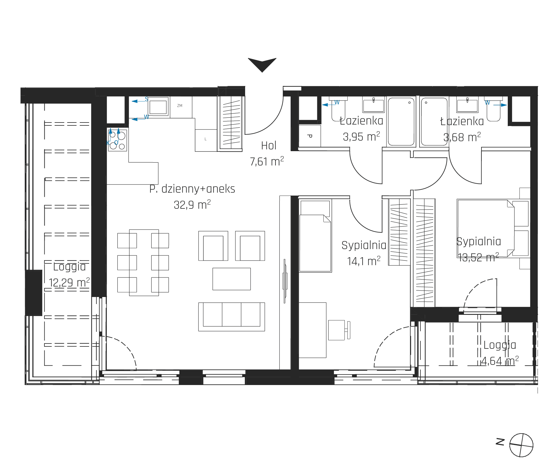 Nadmotławie Apartments - lokal I.6M10