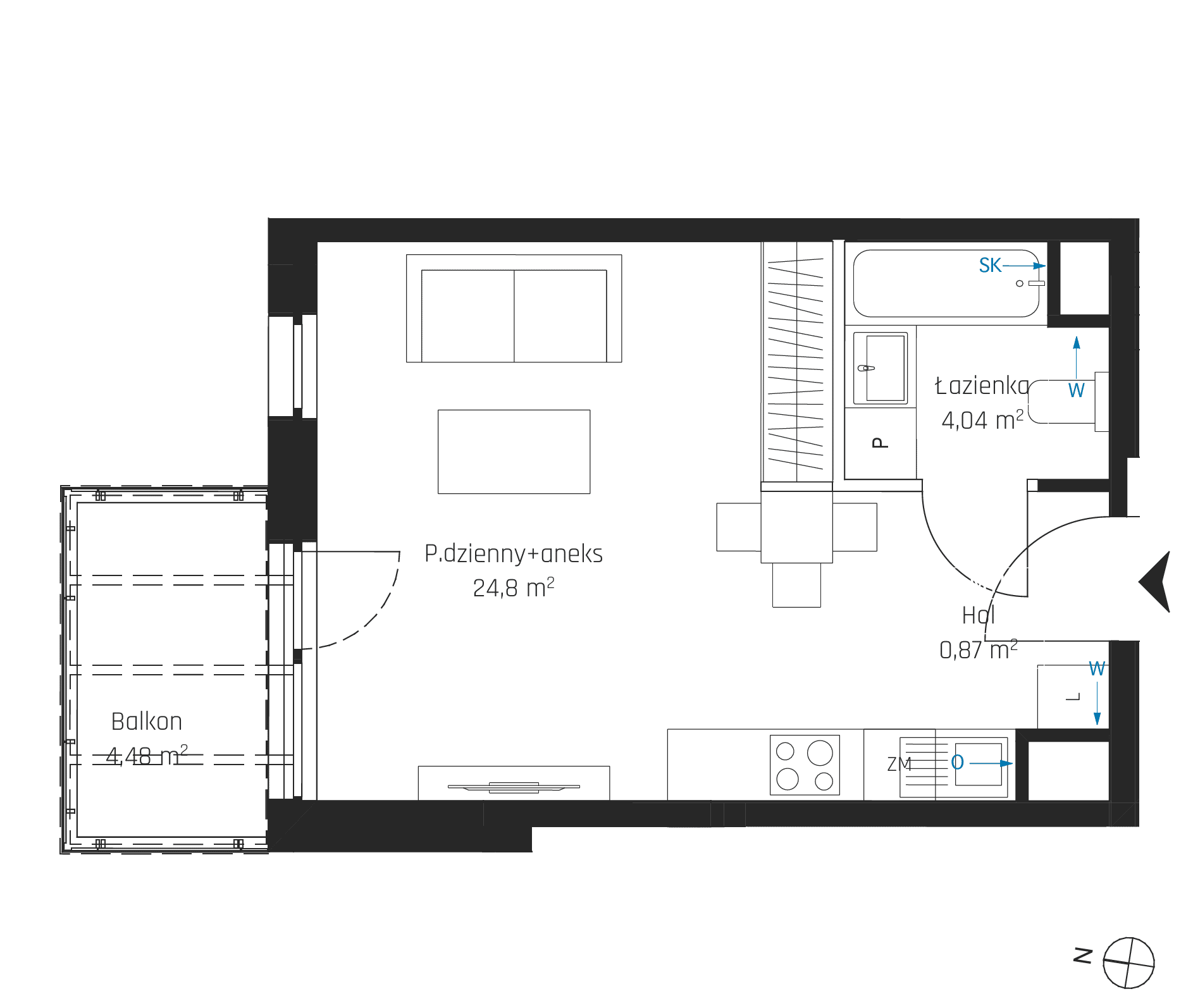 Nadmotławie Apartments - lokal I.6M11