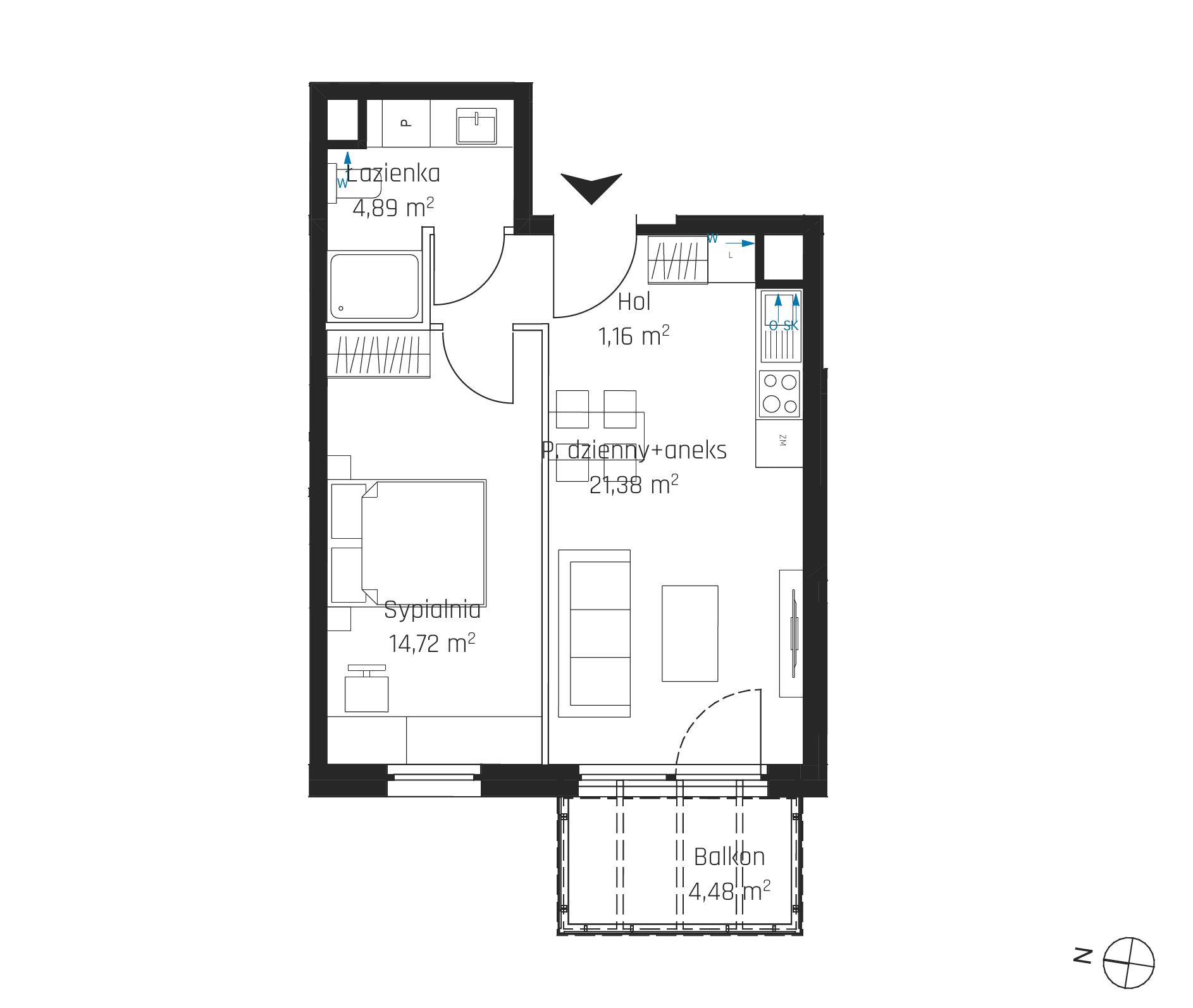 Nadmotławie Apartments - lokal I.6M29