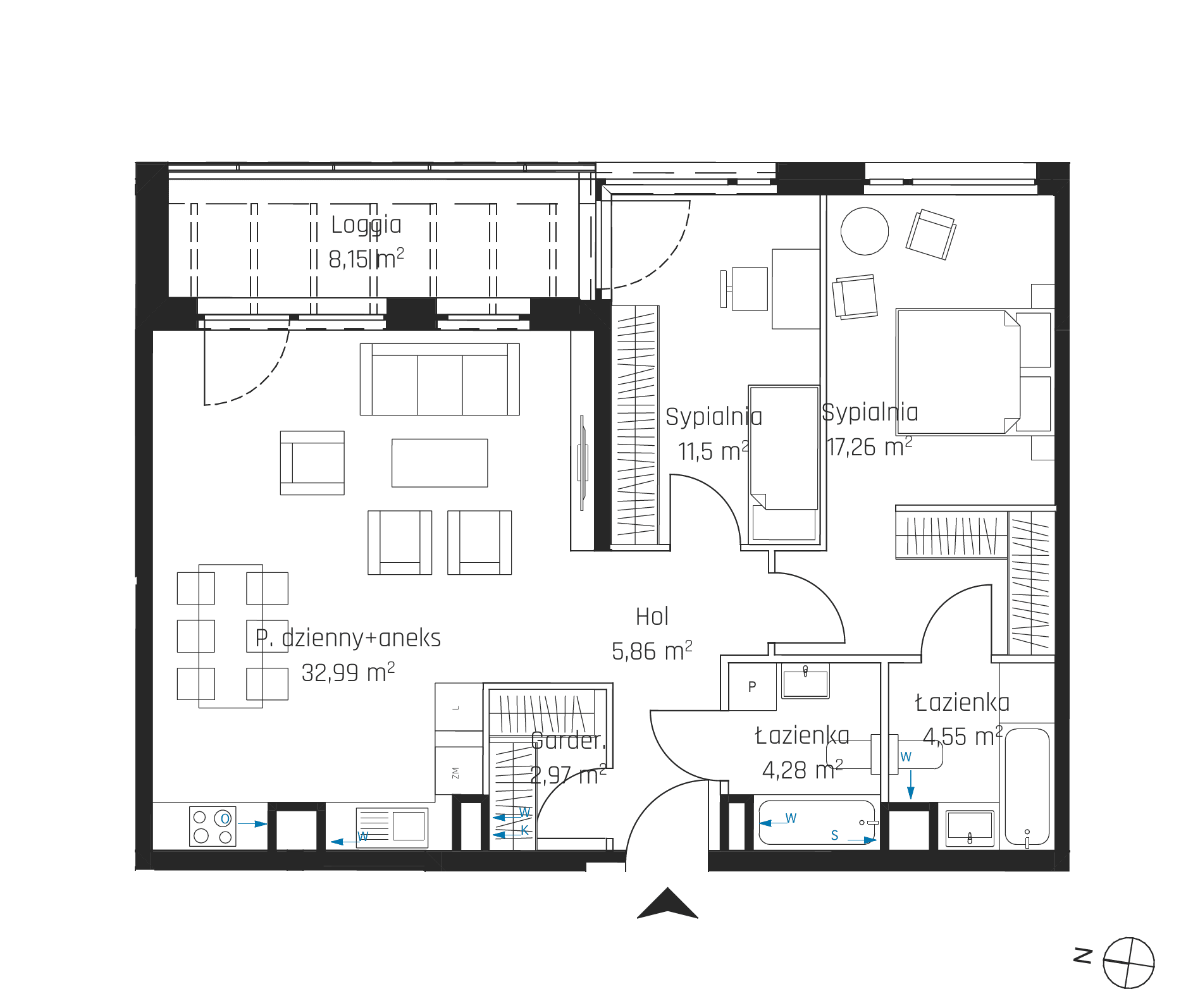 Nadmotławie Apartments - lokal I.6M30