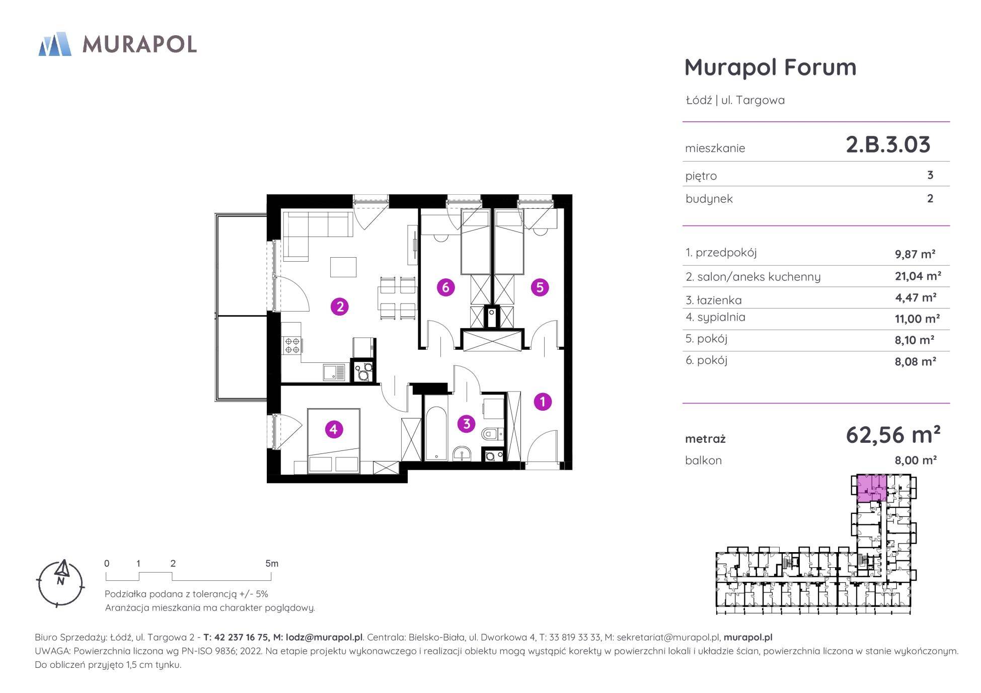 Murapol Forum – inwestycja Murapol - lokal 2.B.3.03, budynek B