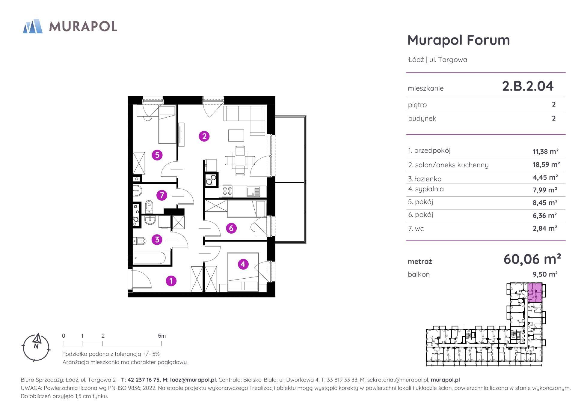 Murapol Forum – inwestycja Murapol - lokal 2.B.2.04, budynek B