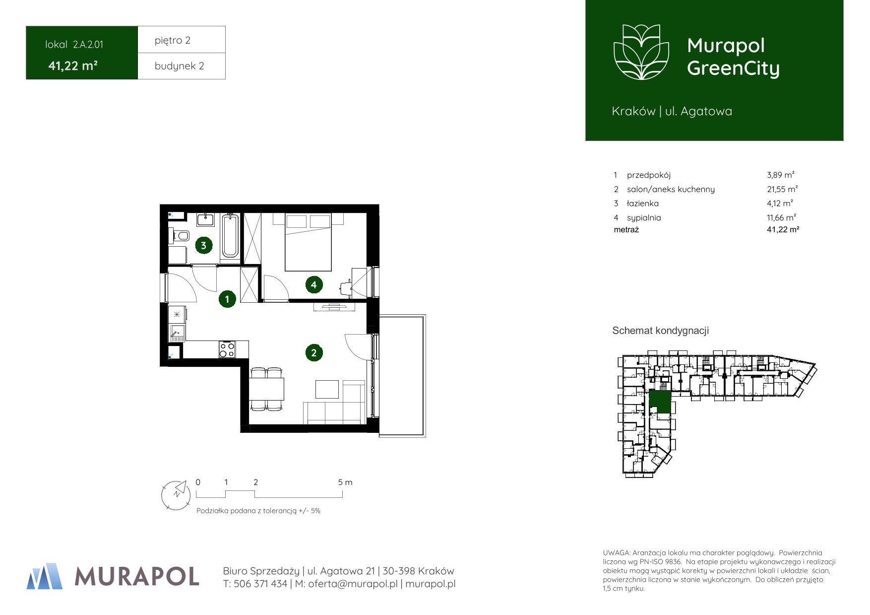 Murapol GreenCity – inwestycja Murapol - lokal 2.A.2.01, budynek A