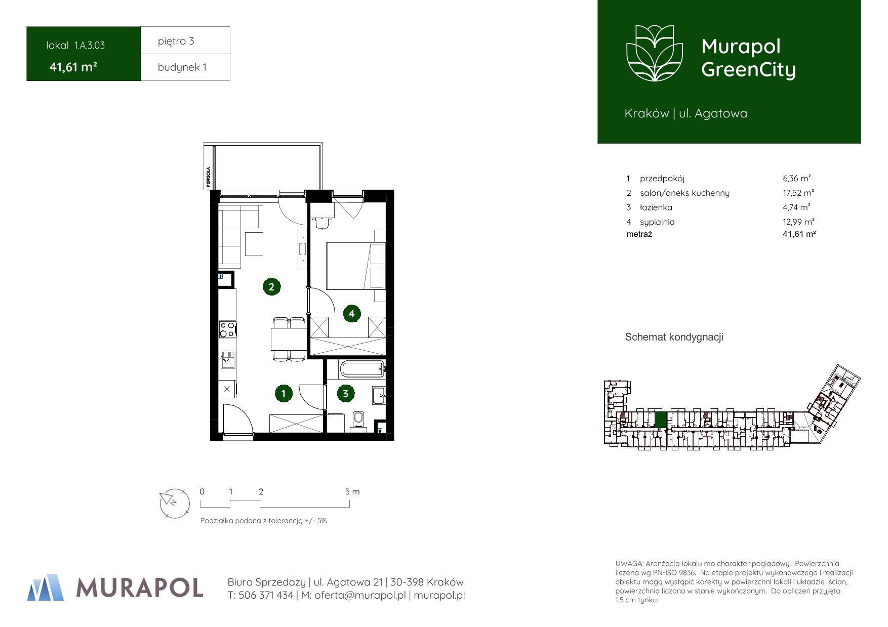 Murapol GreenCity – inwestycja Murapol - lokal 1.A.3.03, budynek A