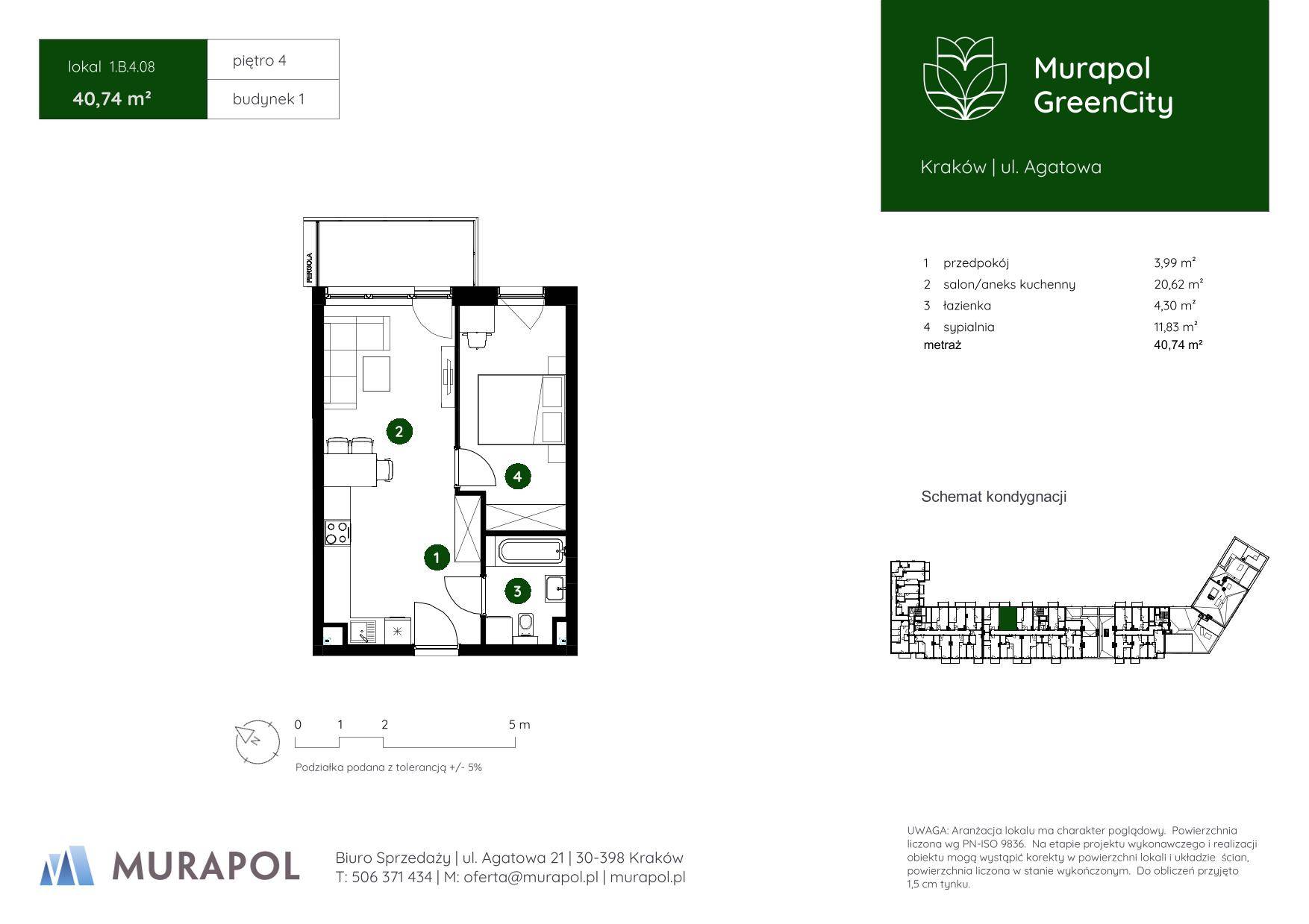 Murapol GreenCity – inwestycja Murapol - lokal 1.B.4.08, budynek B