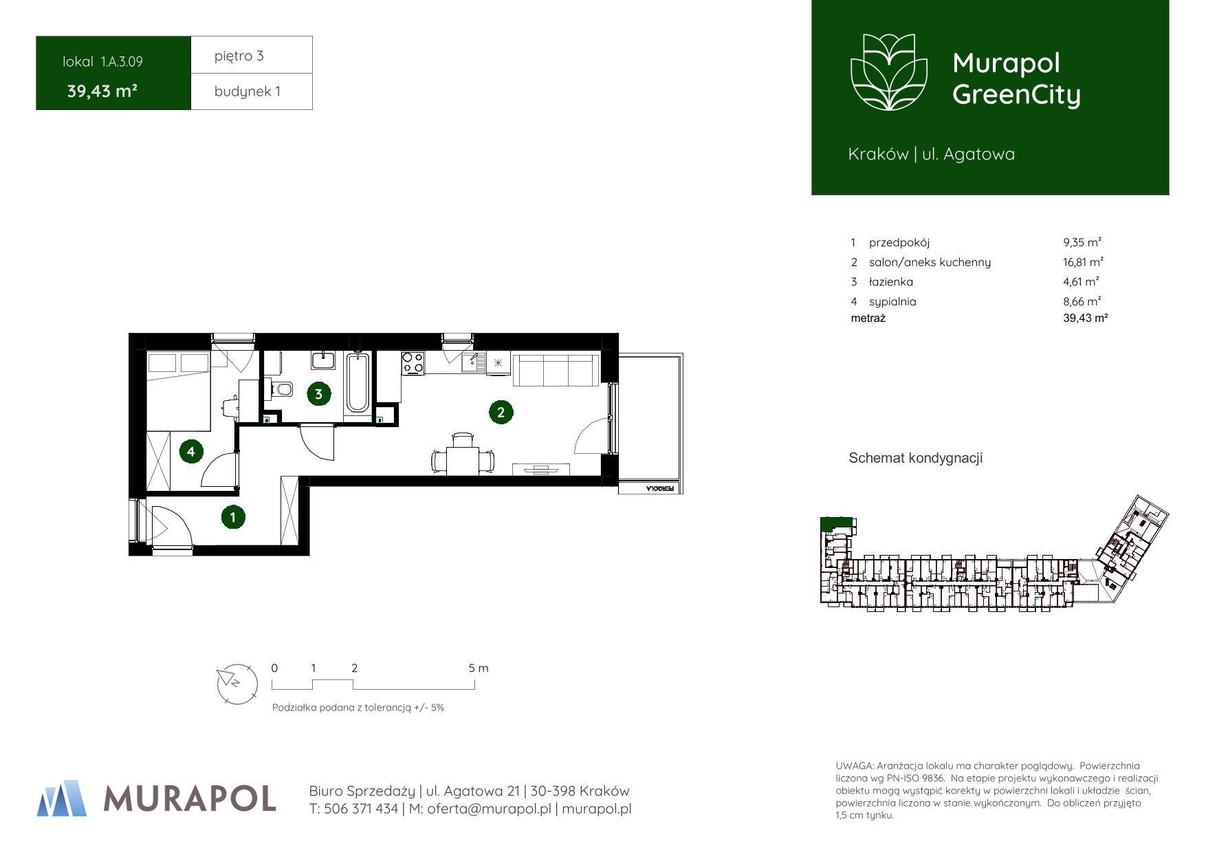 Murapol GreenCity – inwestycja Murapol - lokal 1.A.3.09, budynek A
