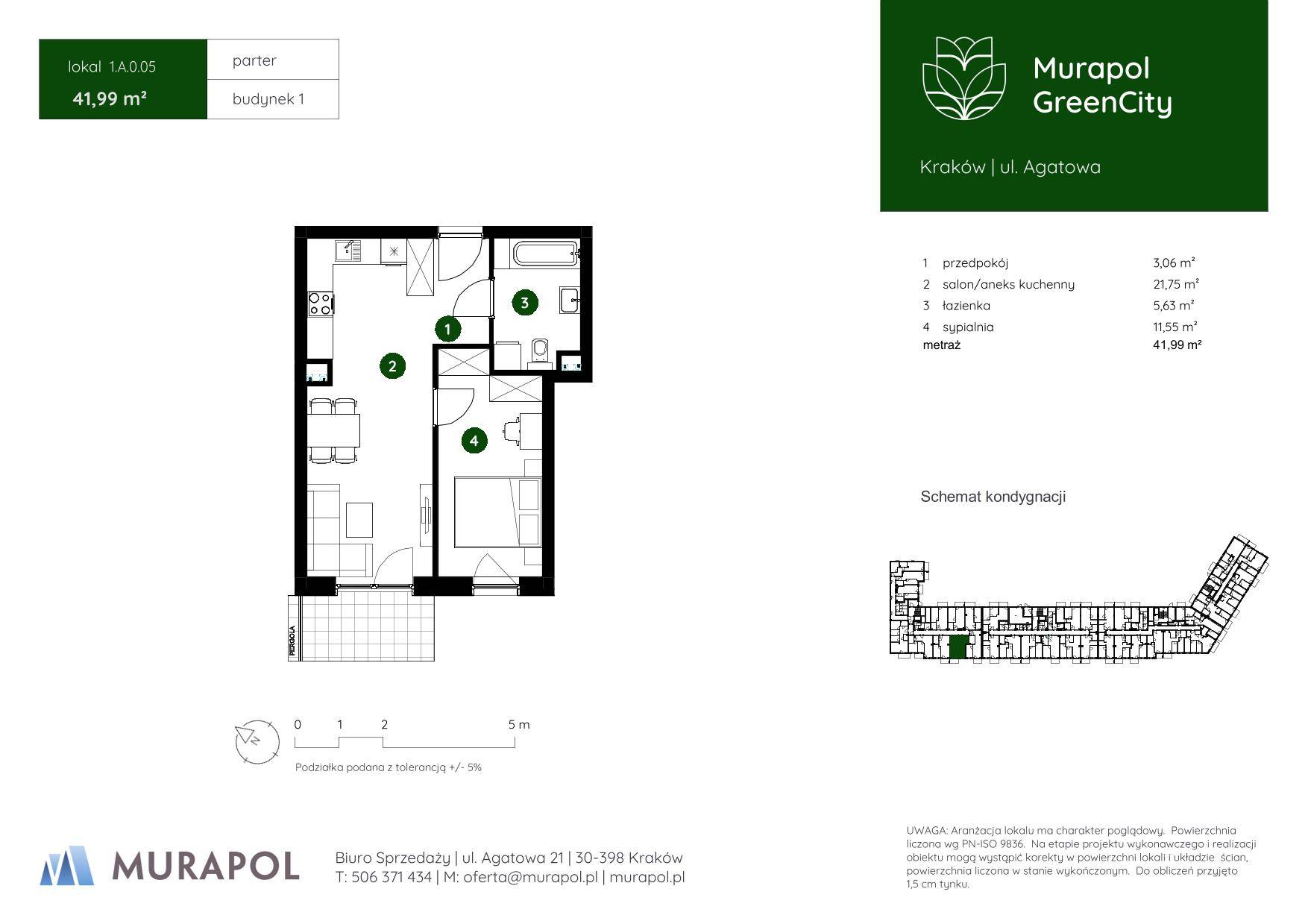 Murapol GreenCity – inwestycja Murapol - lokal 1.A.0.05, budynek A