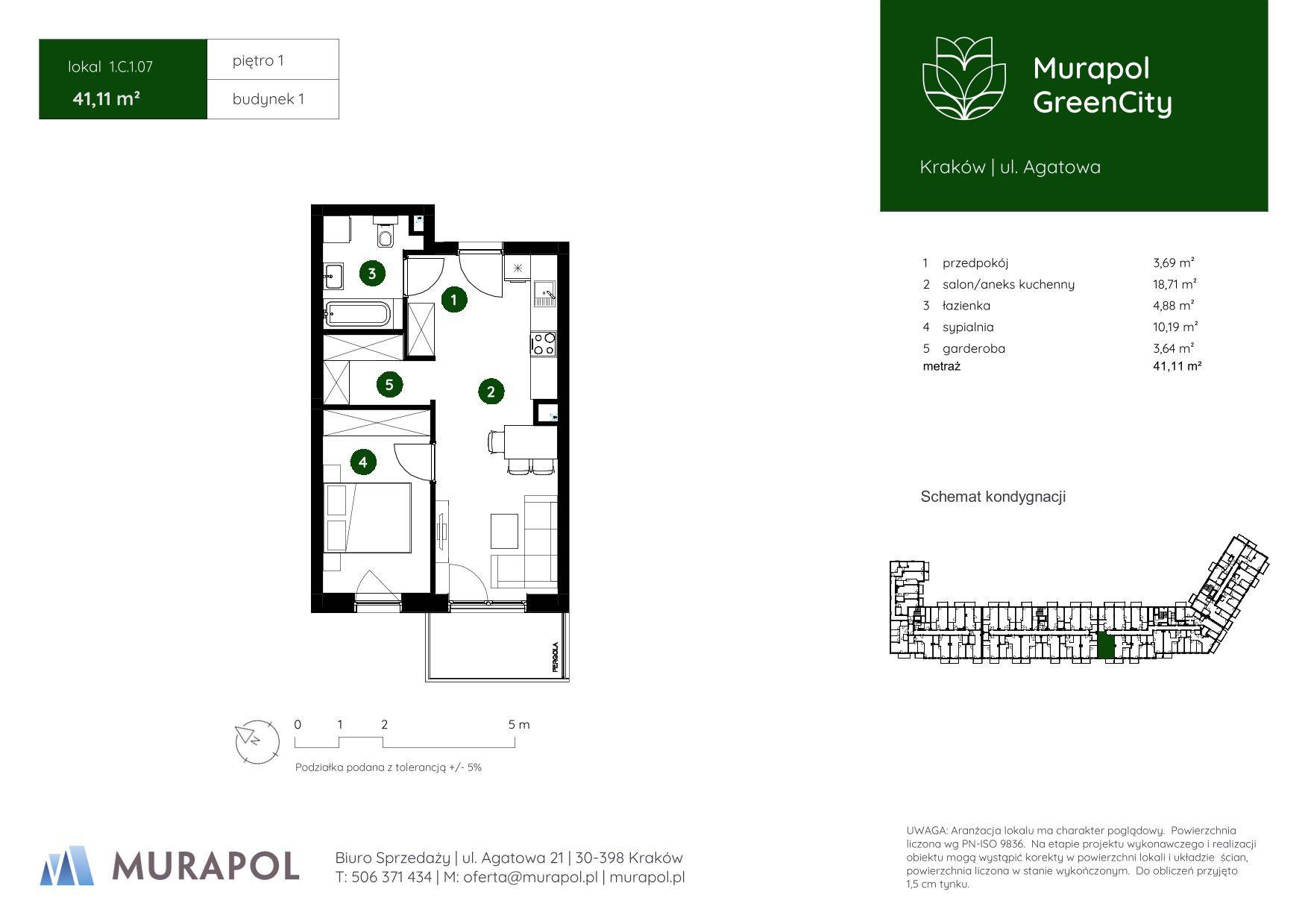 Murapol GreenCity – inwestycja Murapol - lokal 1.C.1.07, budynek C