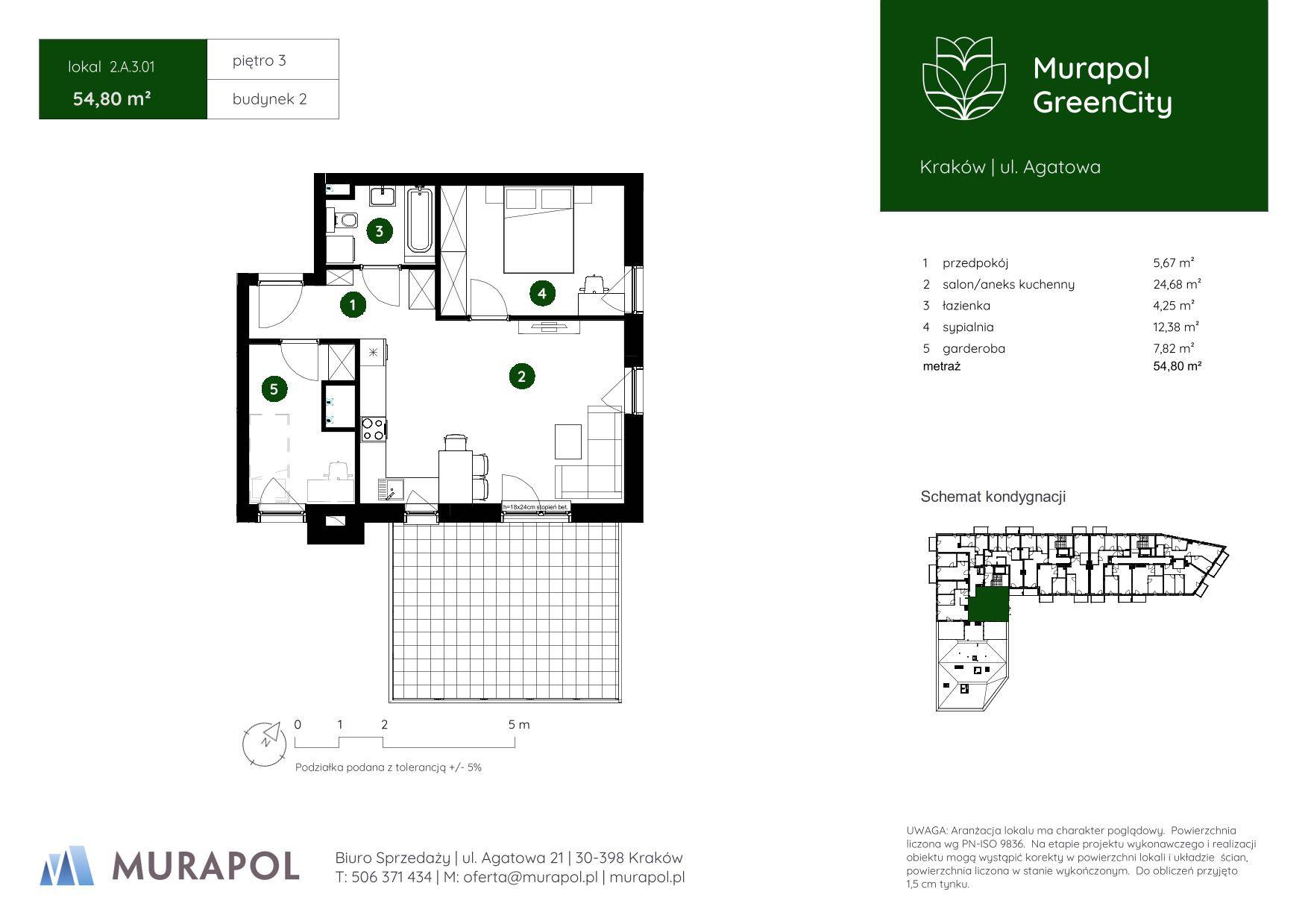 Murapol GreenCity – inwestycja Murapol - lokal 2.A.3.01, budynek A