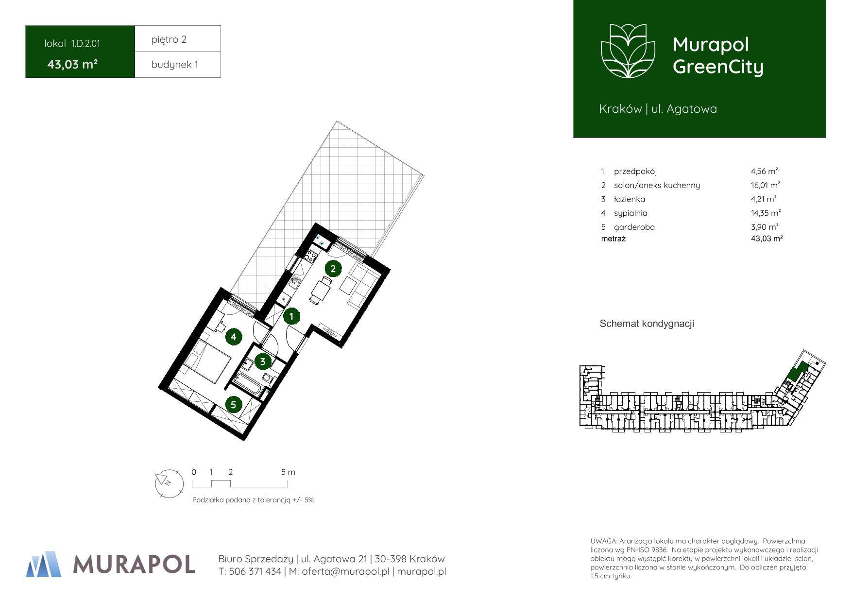 Murapol GreenCity – inwestycja Murapol - lokal 1.D.2.01, budynek D