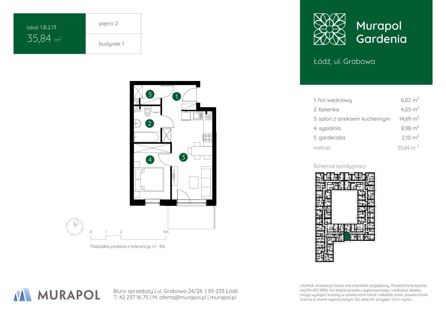 Murapol Gardenia – inwestycja Murapol - lokal 1.B.2.12, budynek B