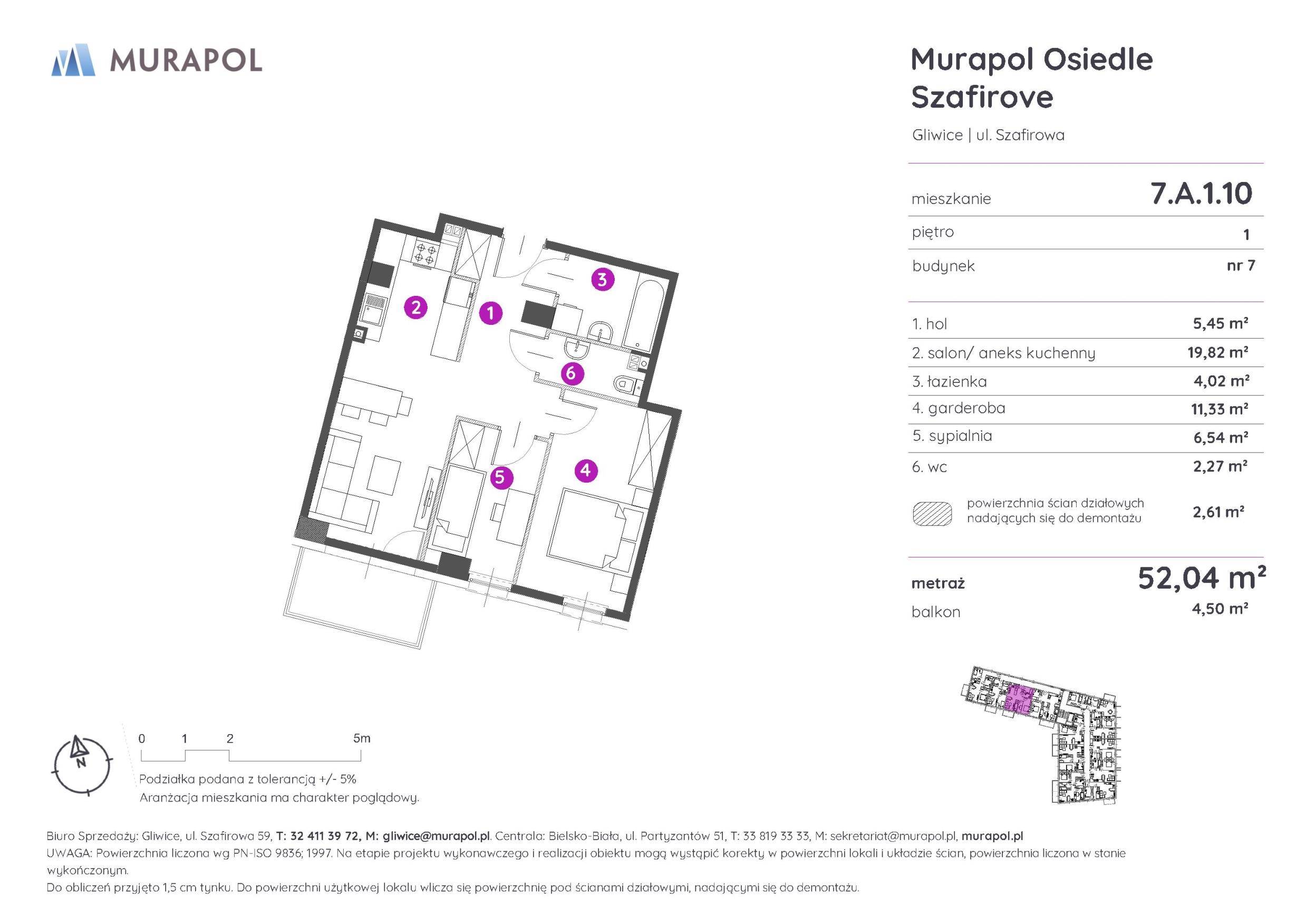 Murapol Osiedle Szafirove - lokal 7.A.1.10, budynek A