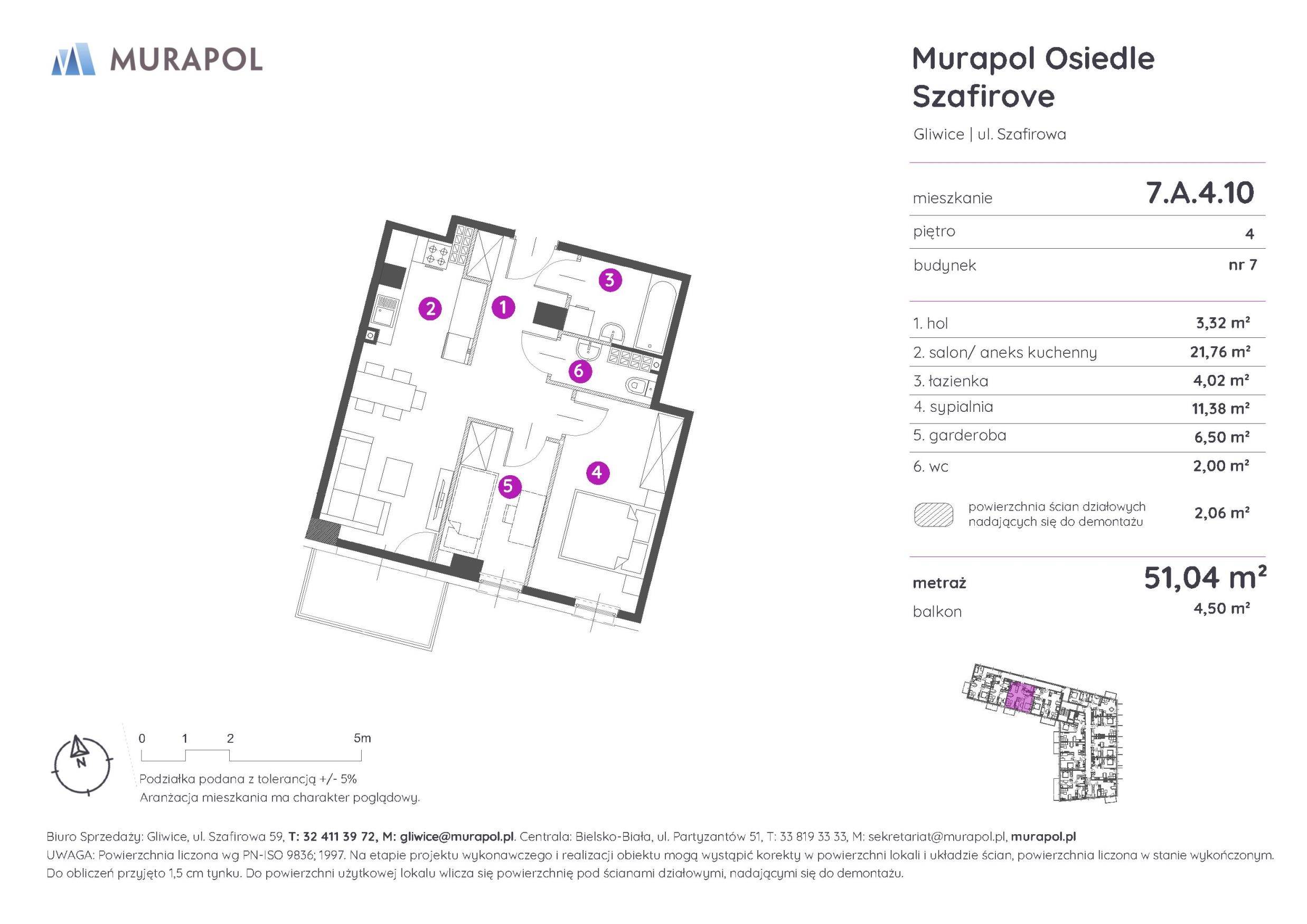 Murapol Osiedle Szafirove - lokal 7.A.4.10, budynek A