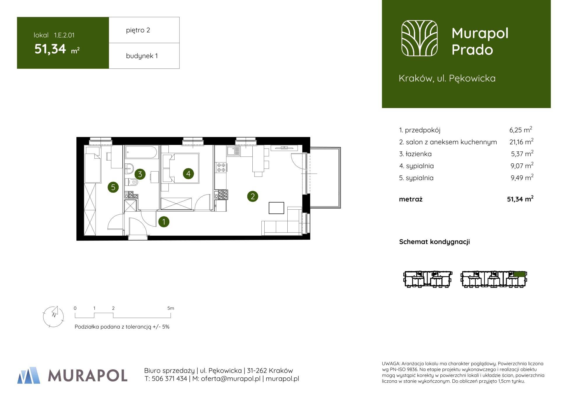 Murapol Prado – inwestycja Murapol - lokal 1.E.2.01, budynek E