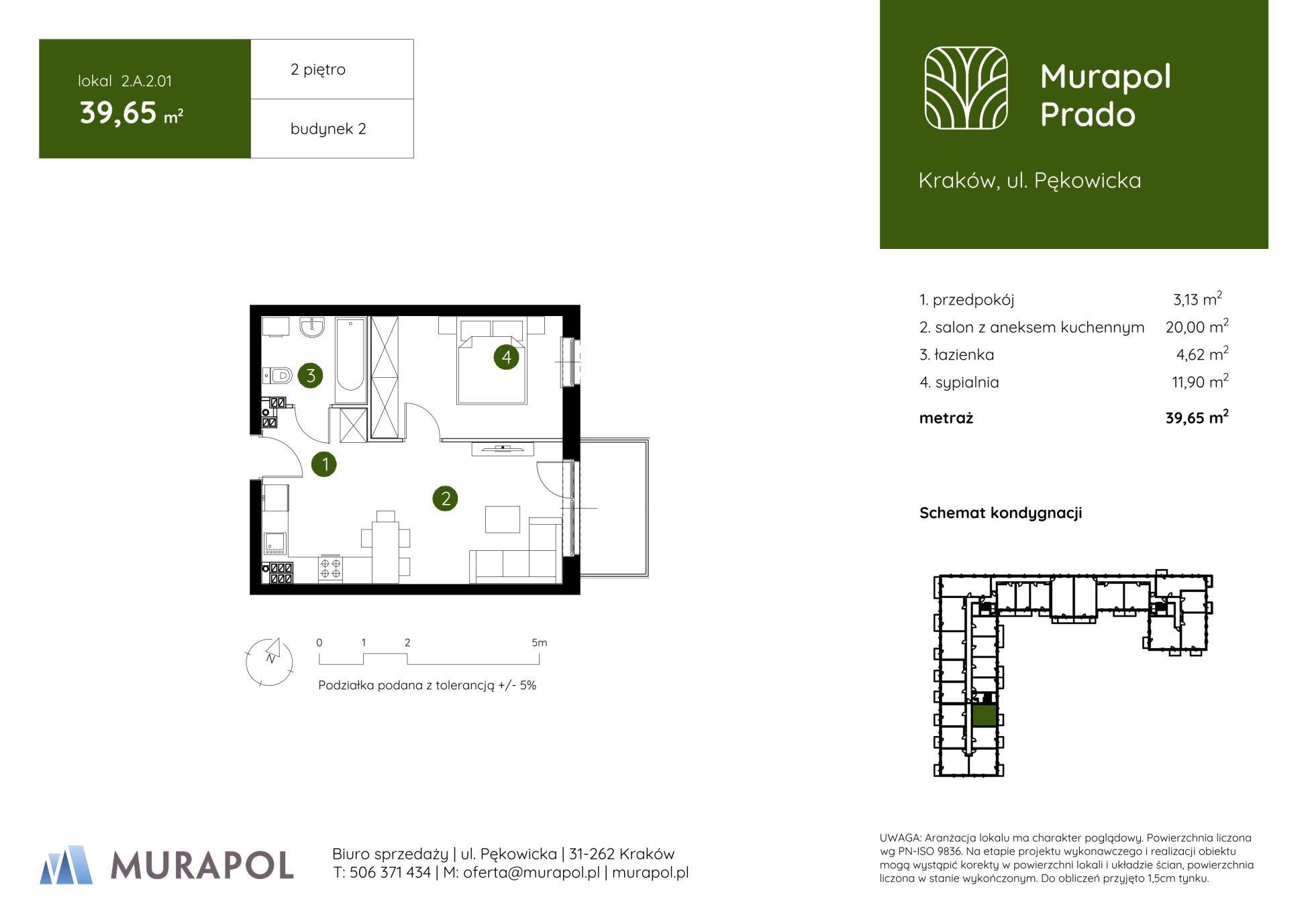 Murapol Prado – inwestycja Murapol - lokal 2.A.2.01, budynek A
