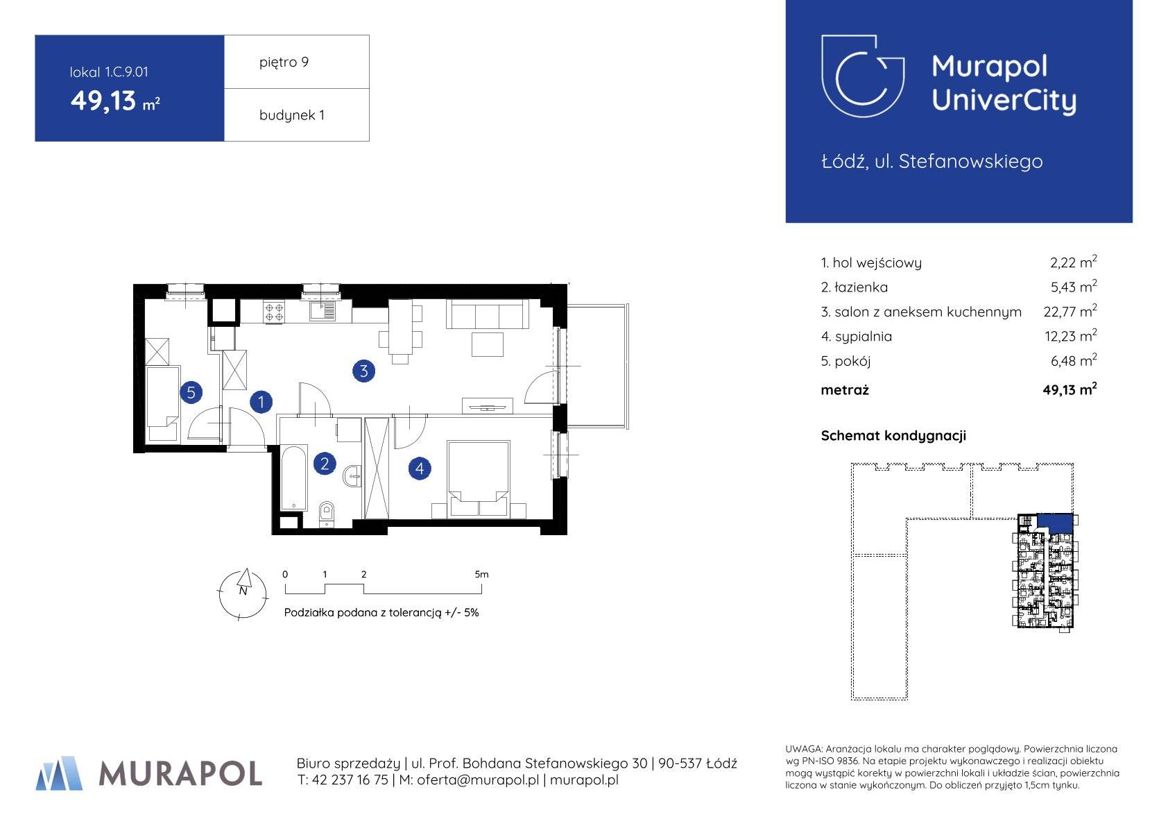 Murapol UniverCity – inwestycja Murapol - lokal 1.C.9.01, budynek C