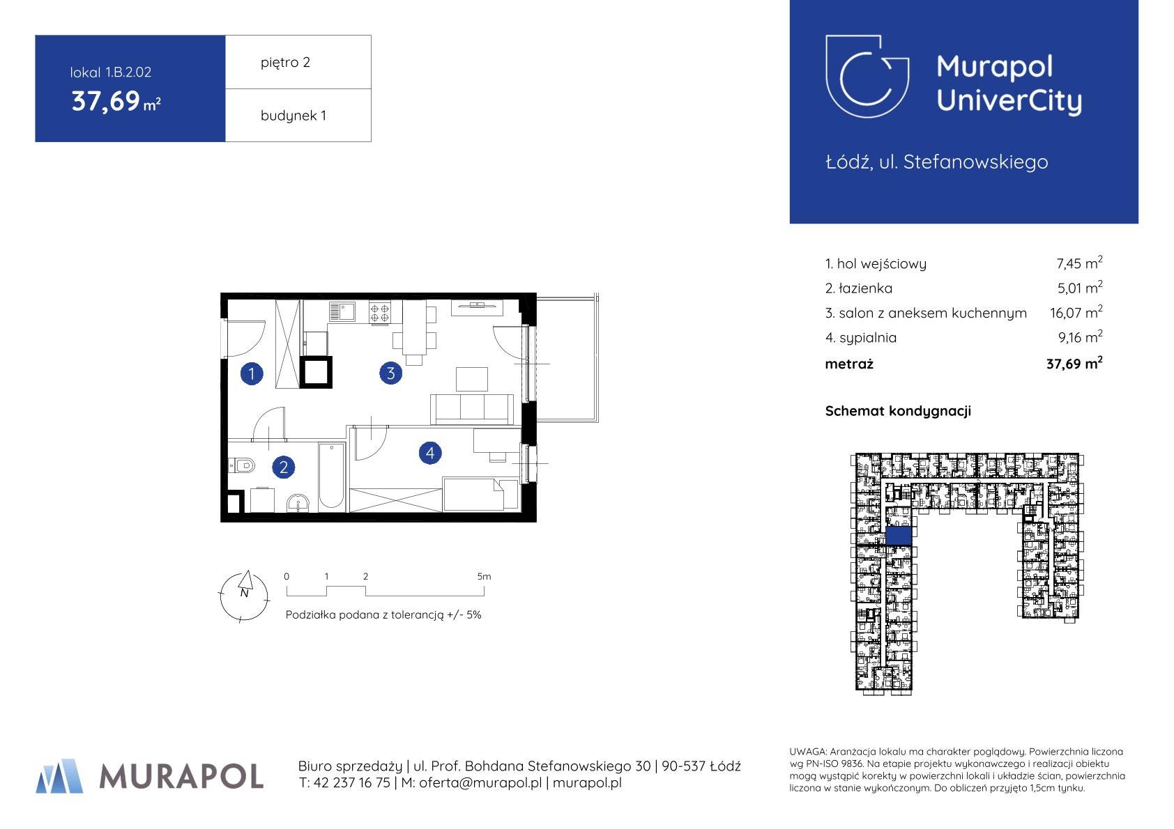 Murapol UniverCity – inwestycja Murapol - lokal 1.B.2.02, budynek B