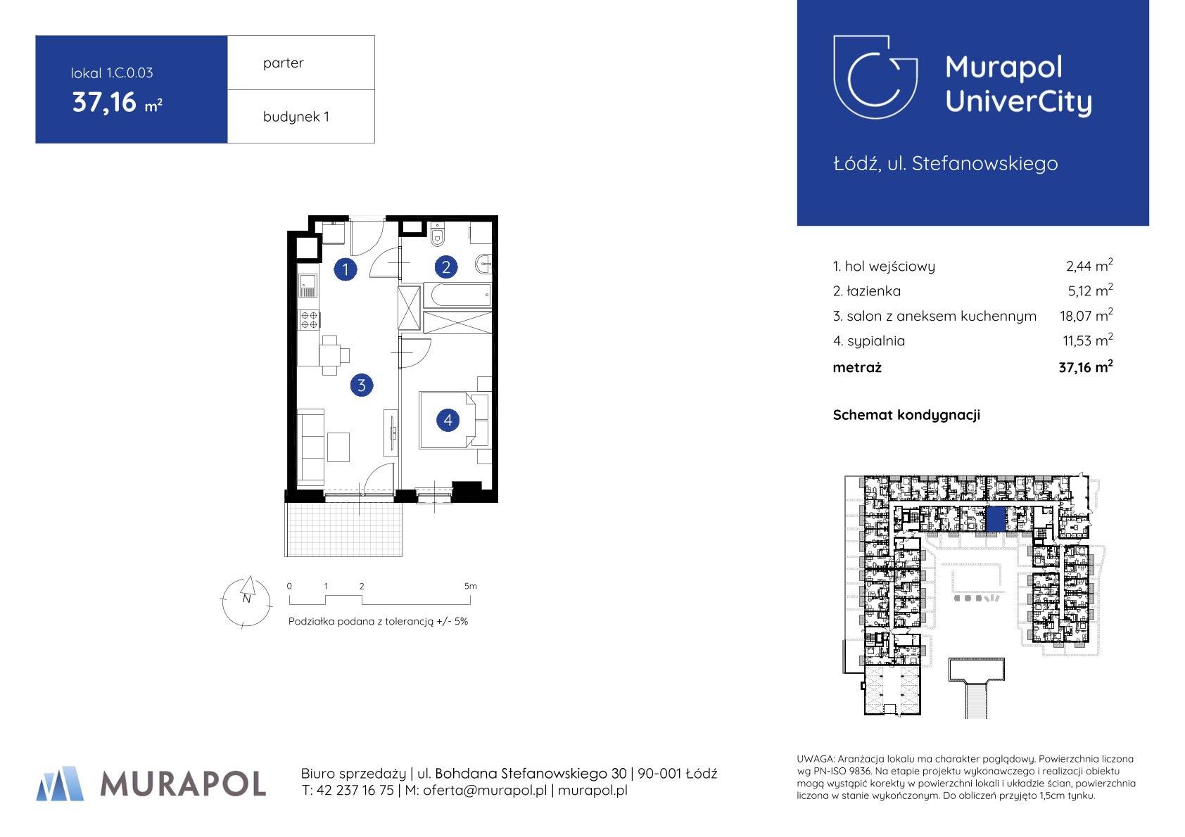 Murapol UniverCity – inwestycja Murapol - lokal 1.C.0.03, budynek C