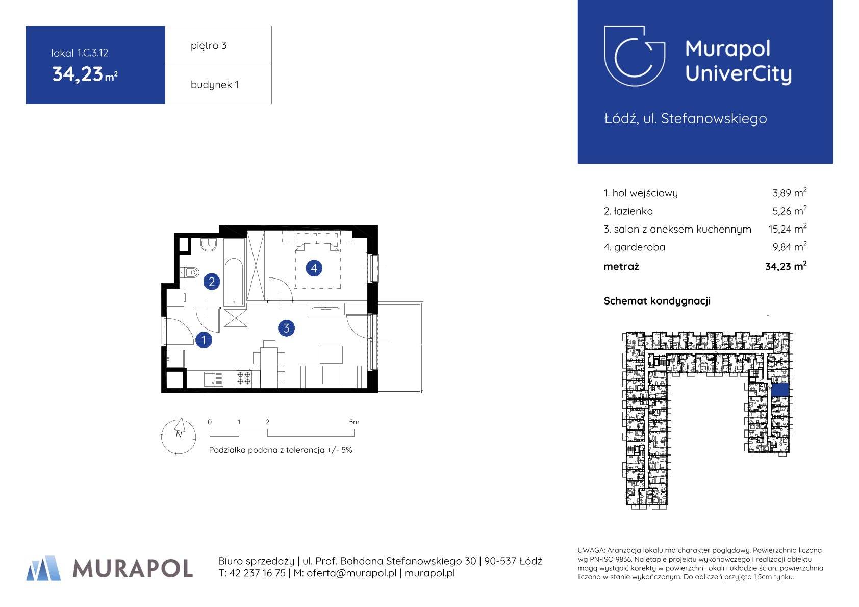 Murapol UniverCity – inwestycja Murapol - lokal 1.C.3.12, budynek C
