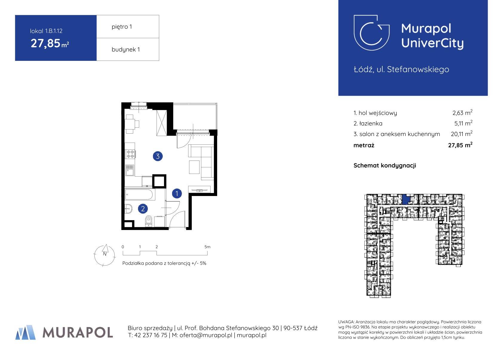 Murapol UniverCity – inwestycja Murapol - lokal 1.B.1.12, budynek B