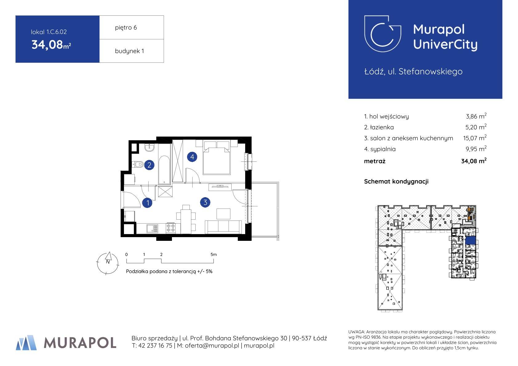 Murapol UniverCity – inwestycja Murapol - lokal 1.C.6.02, budynek C