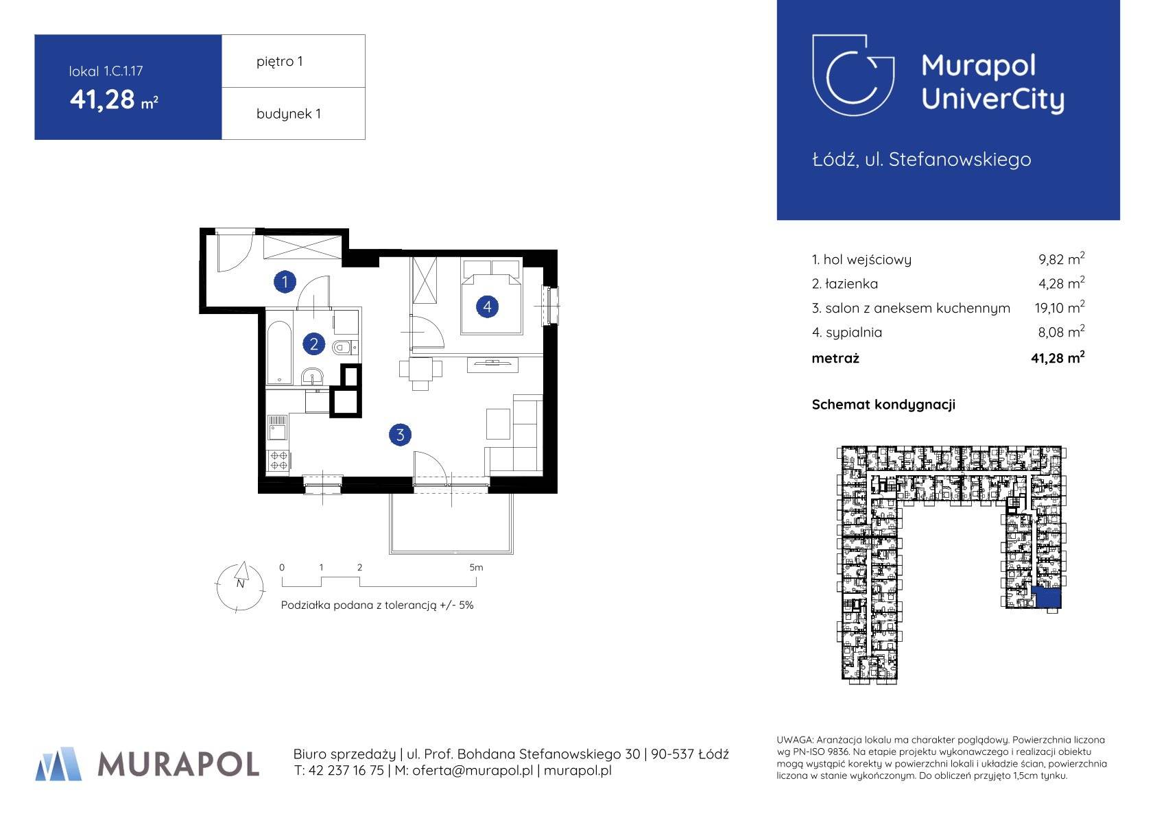 Murapol UniverCity – inwestycja Murapol - lokal 1.C.1.17, budynek C