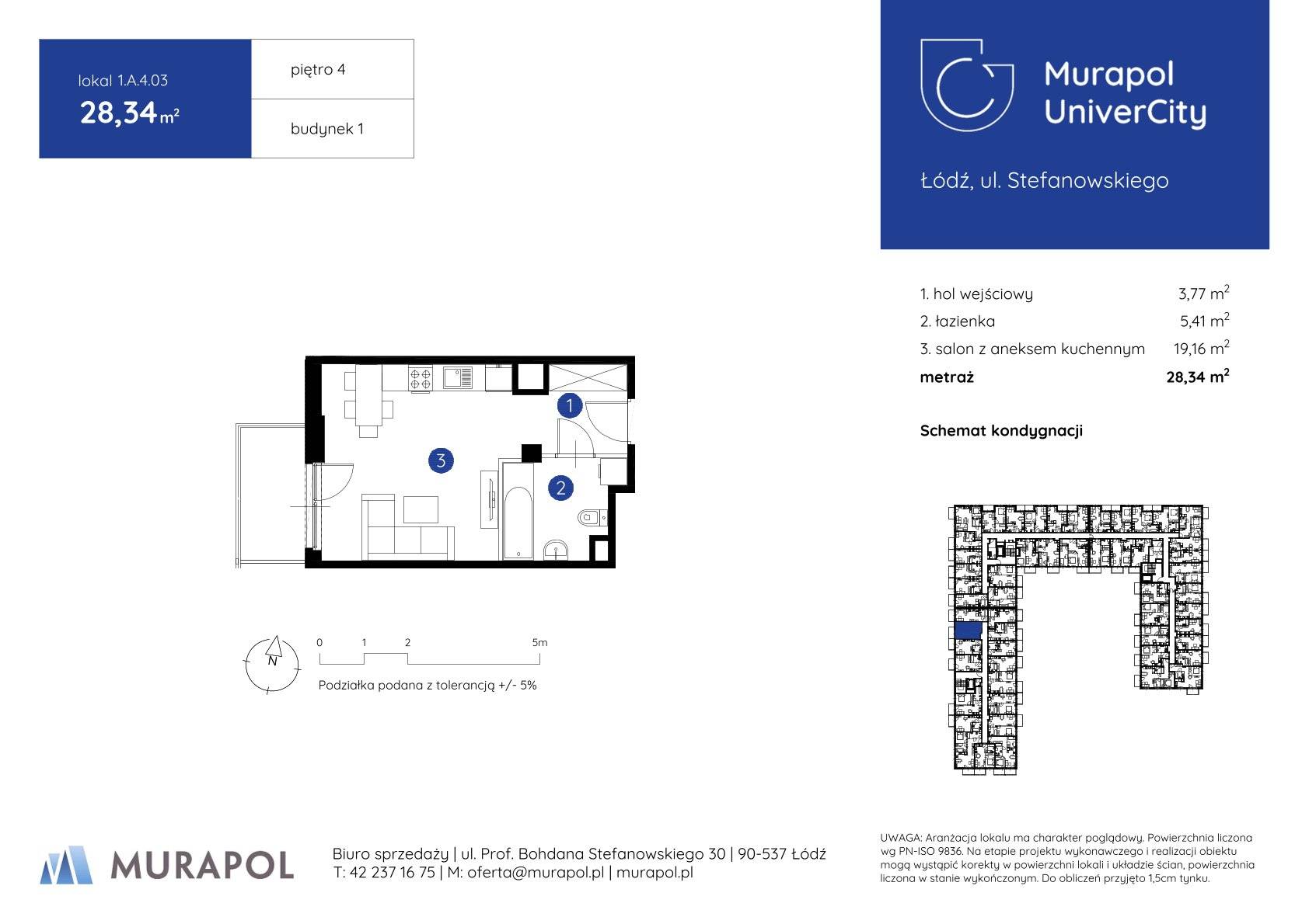 Murapol UniverCity – inwestycja Murapol - lokal 1.A.4.03, budynek A