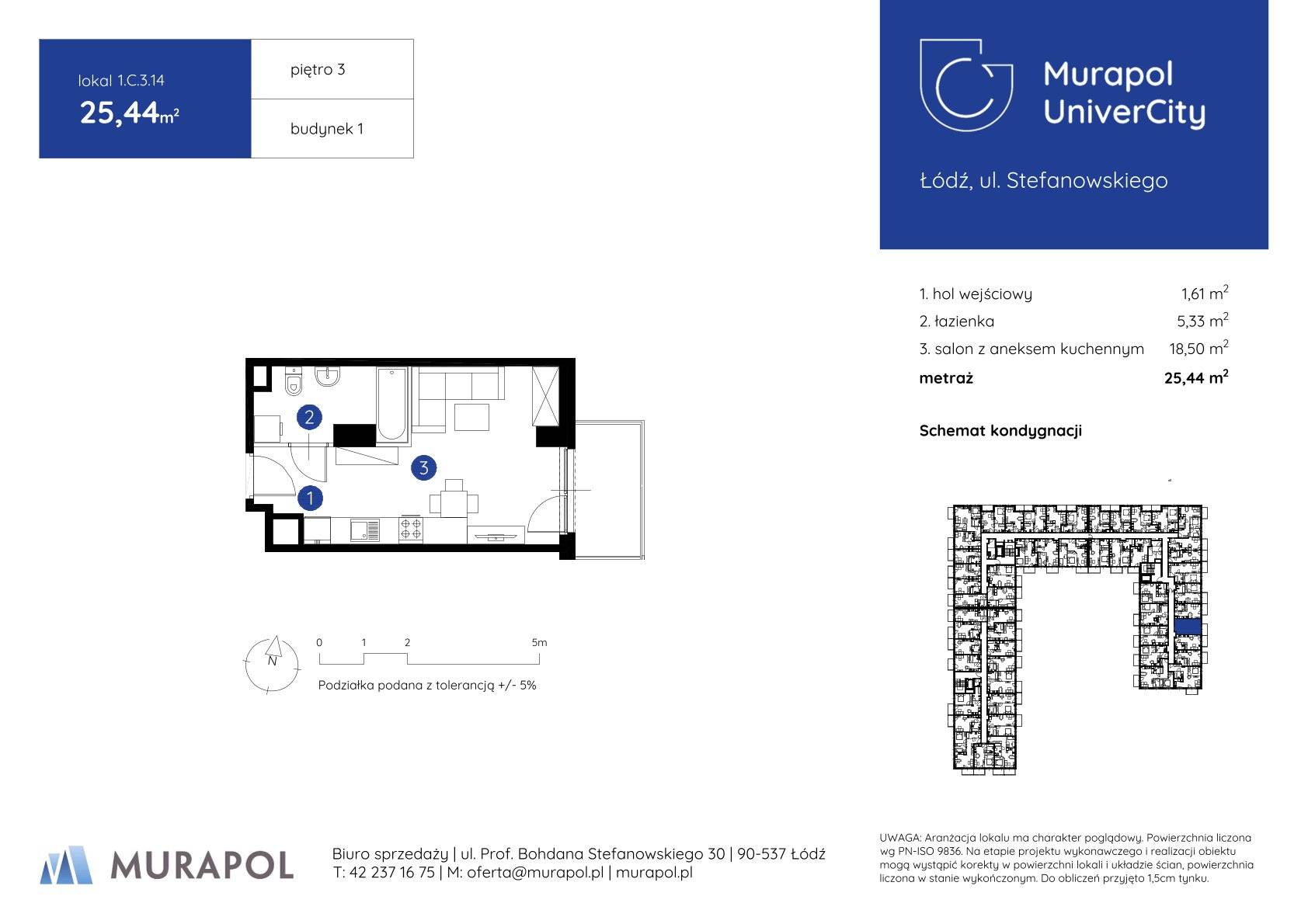 Murapol UniverCity – inwestycja Murapol - lokal 1.C.3.14, budynek C