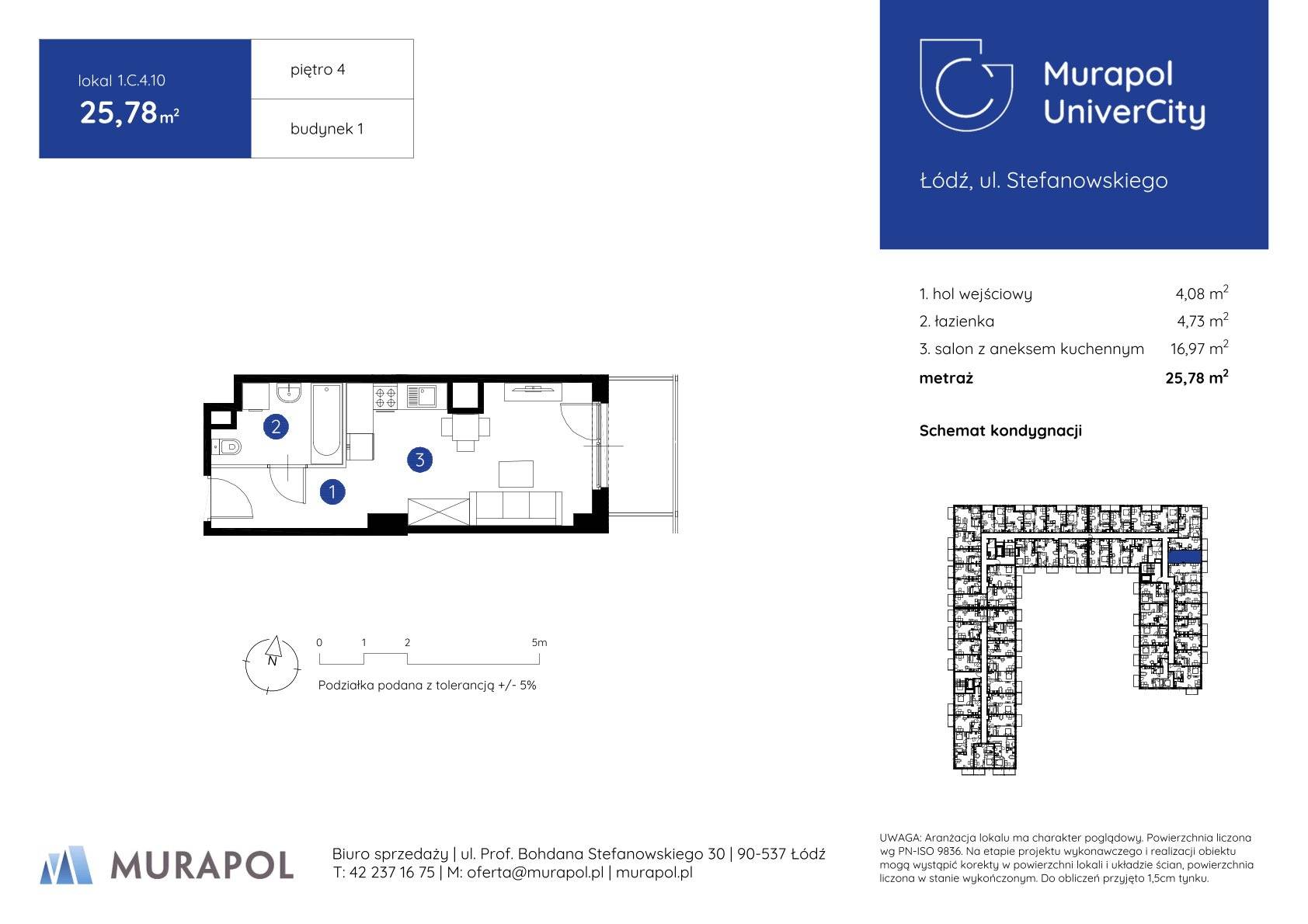 Murapol UniverCity – inwestycja Murapol - lokal 1.C.4.10, budynek C
