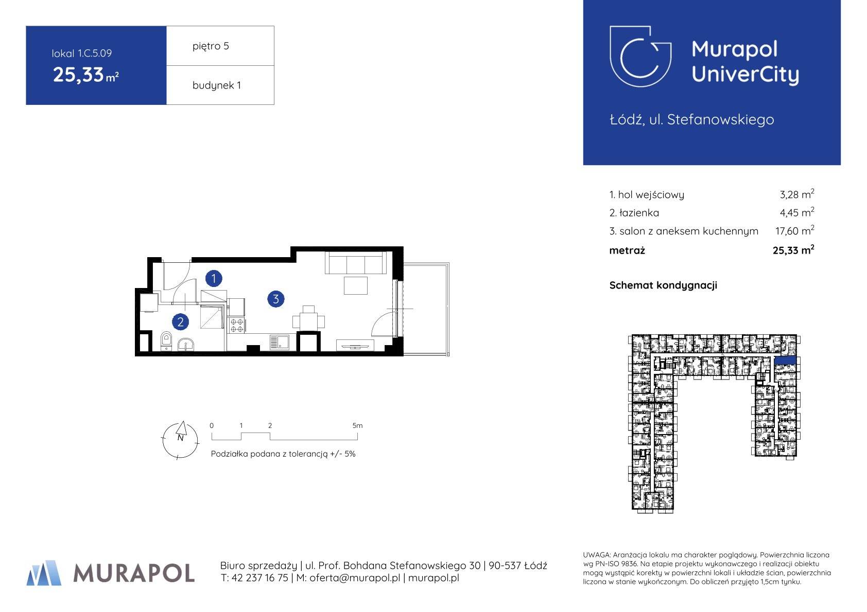 Murapol UniverCity – inwestycja Murapol - lokal 1.C.5.09, budynek C