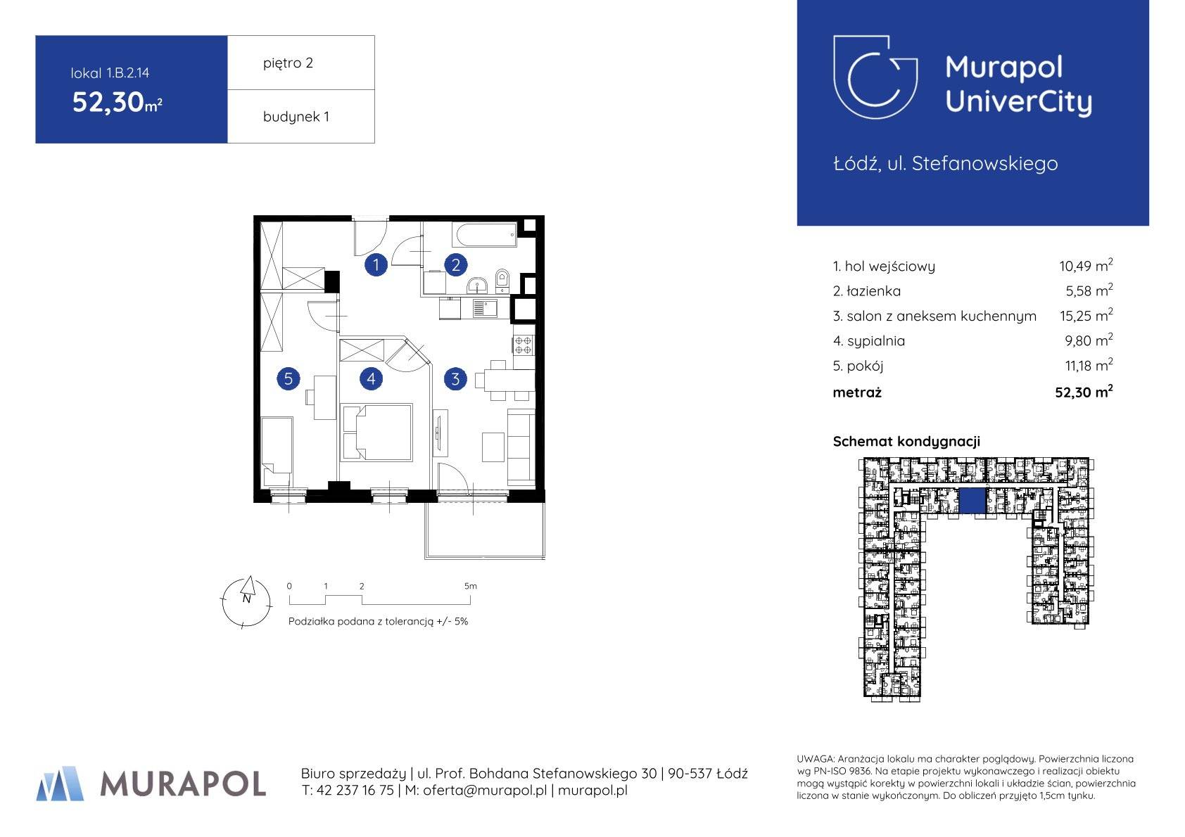 Murapol UniverCity – inwestycja Murapol - lokal 1.B.2.14, budynek B