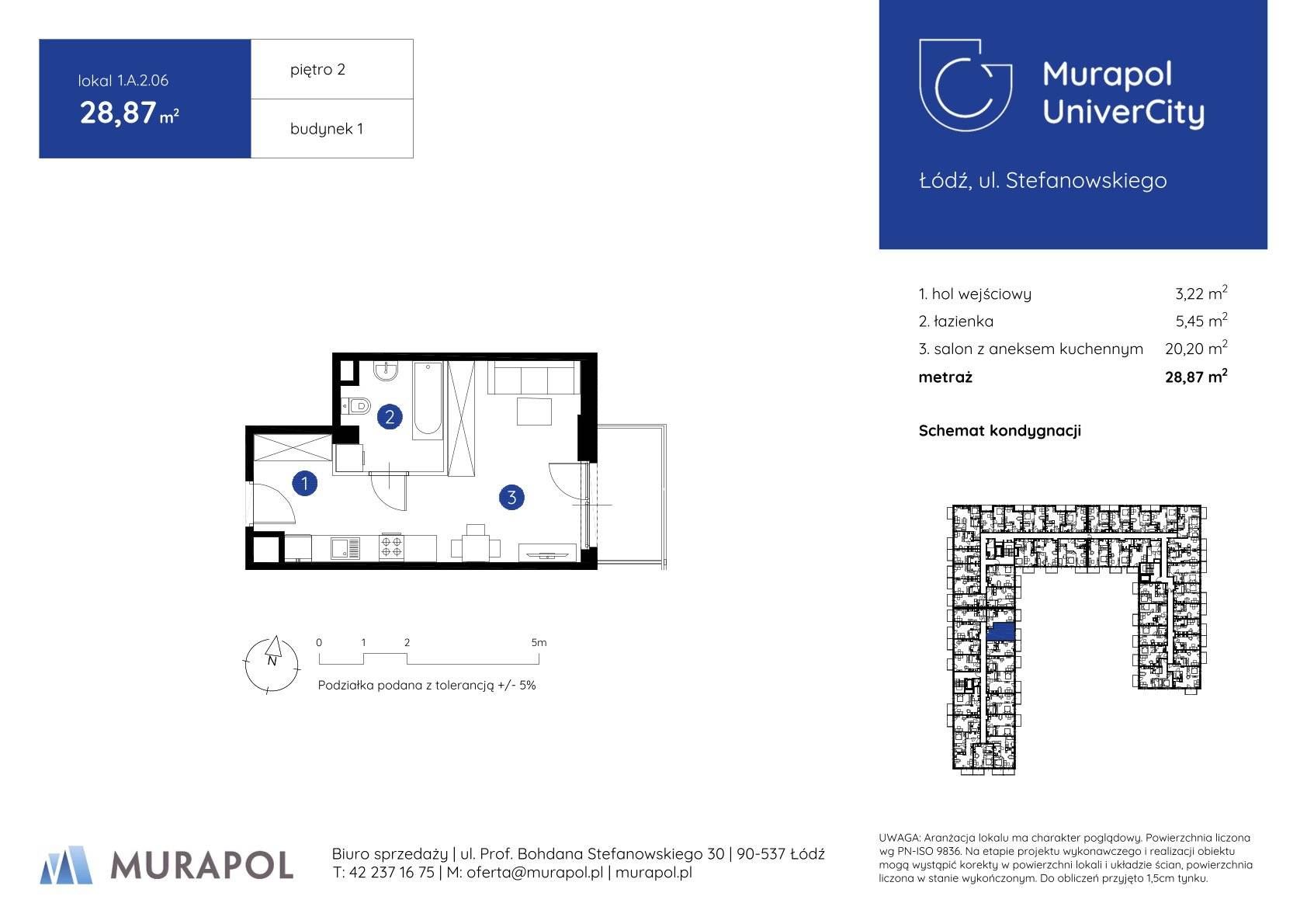 Murapol UniverCity – inwestycja Murapol - lokal 1.A.2.06, budynek A