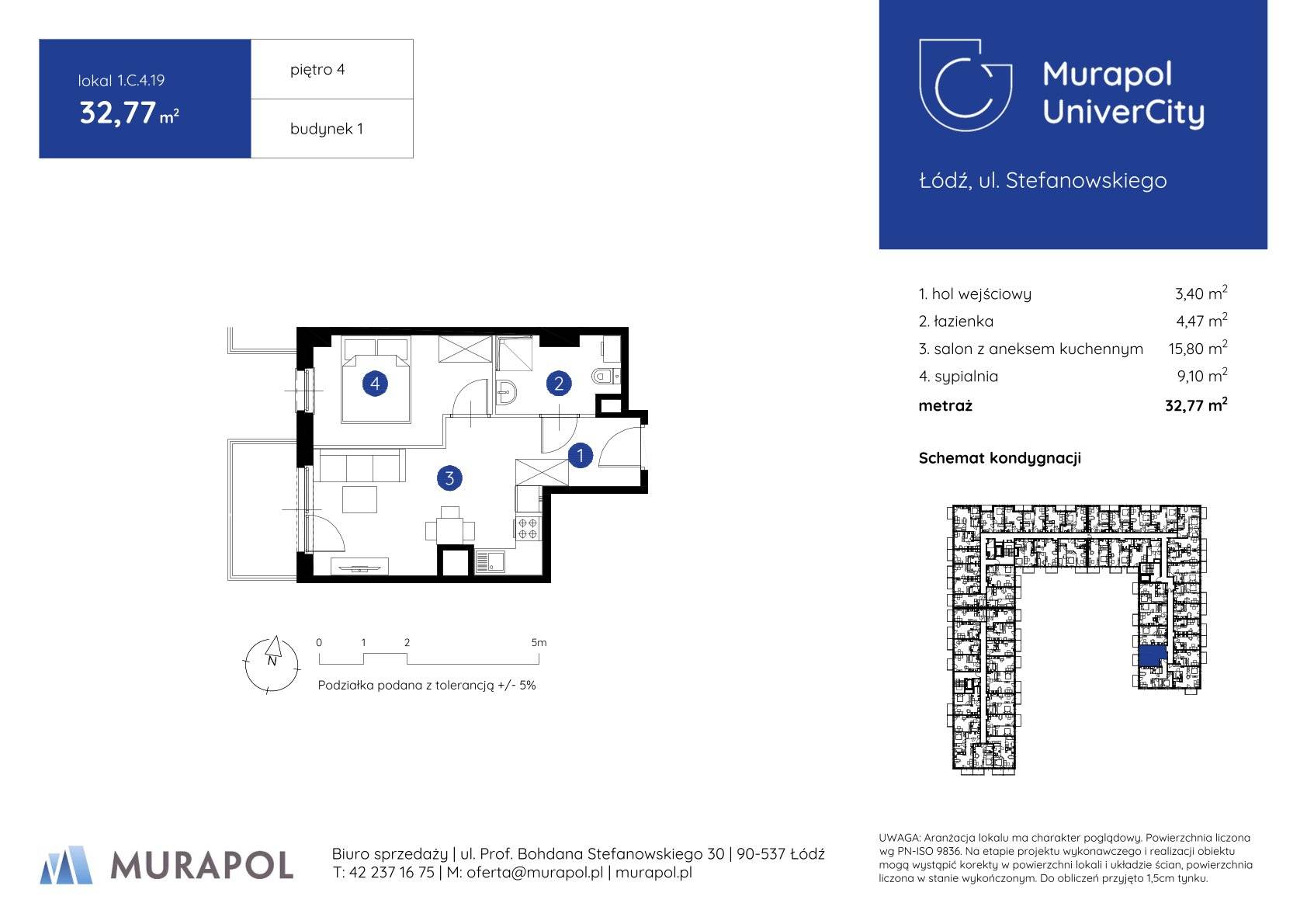 Murapol UniverCity – inwestycja Murapol - lokal 1.C.4.19, budynek C